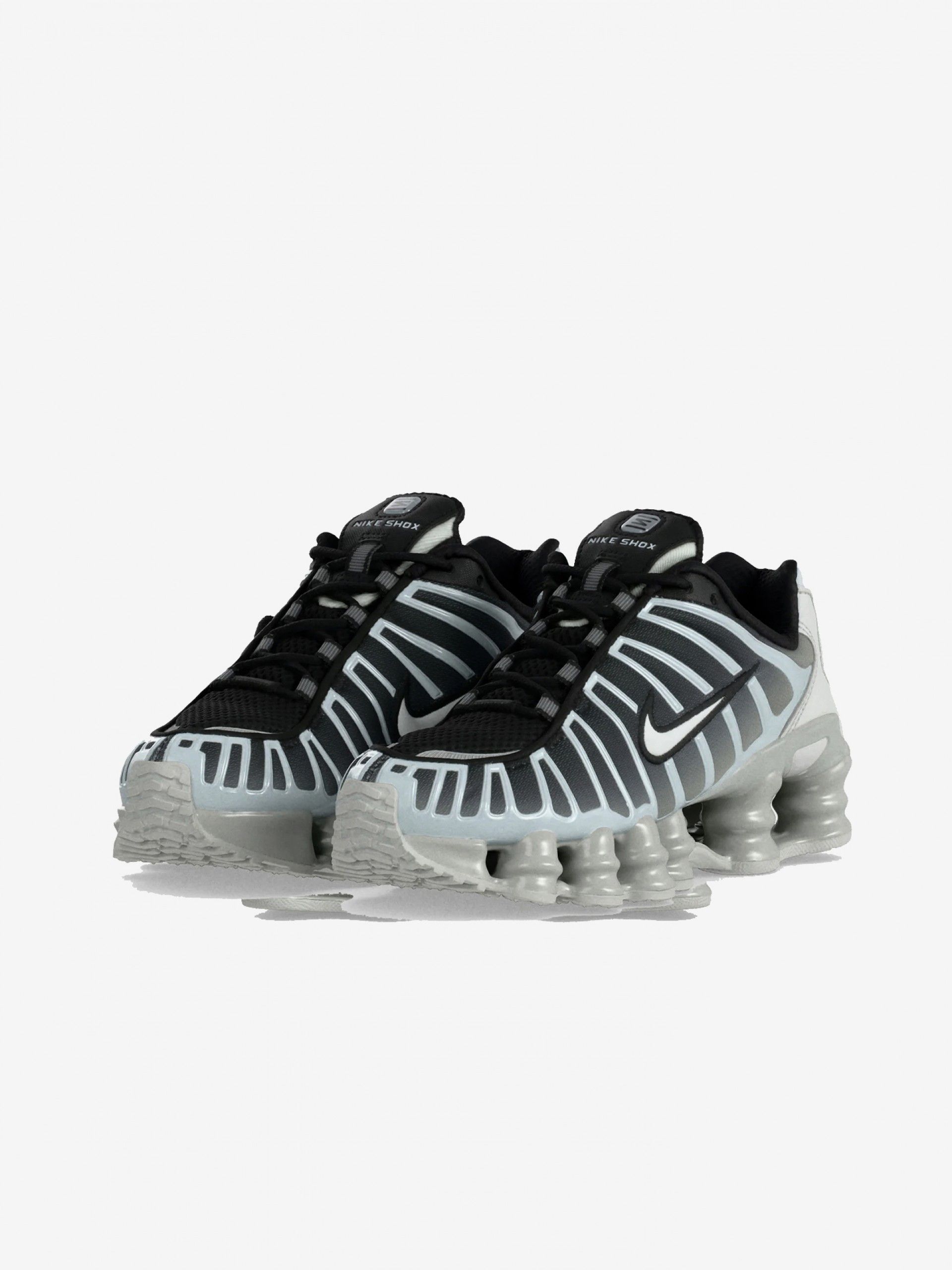 Nike Shox TL Black, Blue and Grey Junior Sneakers