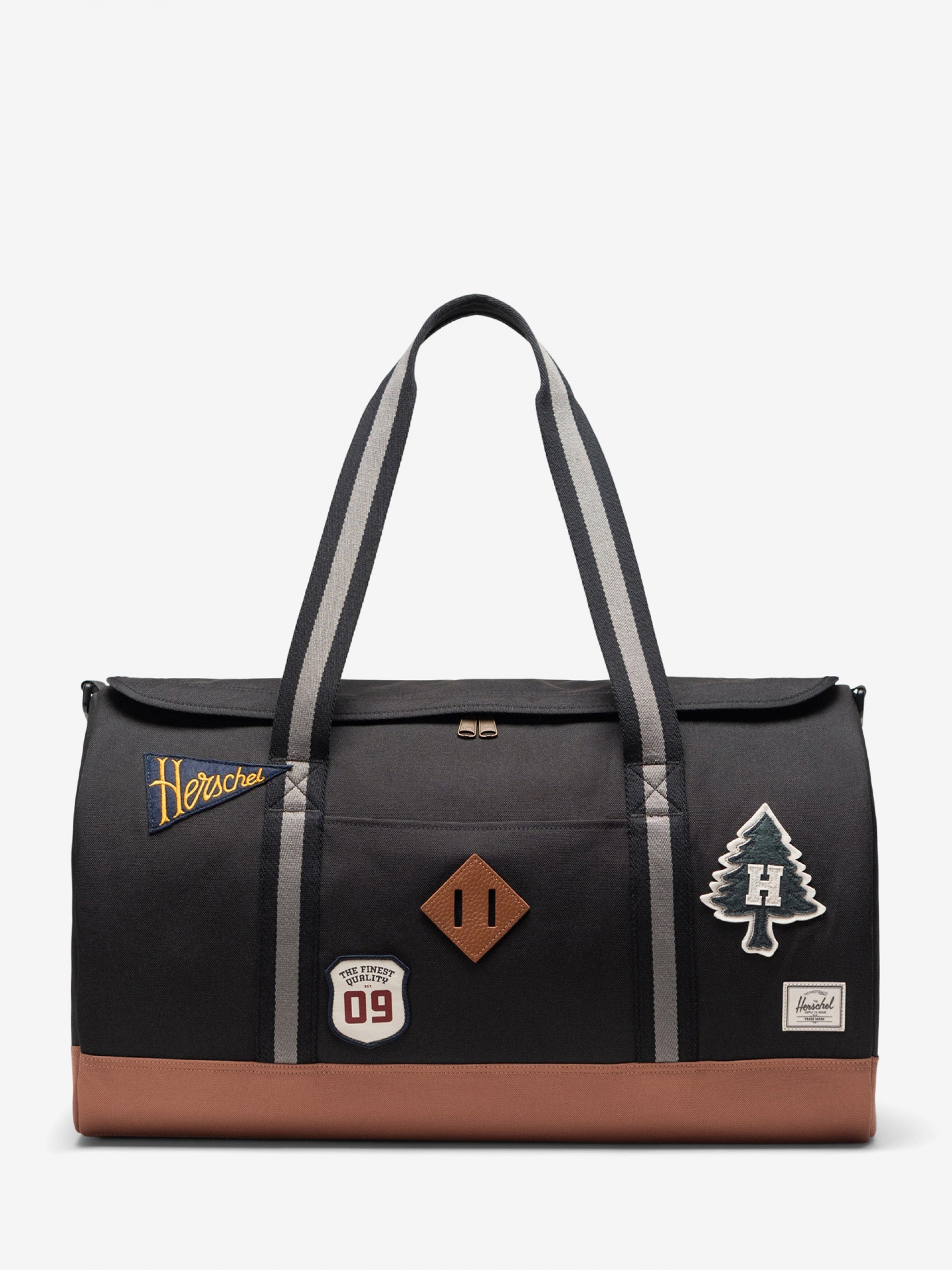Herschel Heritage Duffle 40L Black and Brown Bag