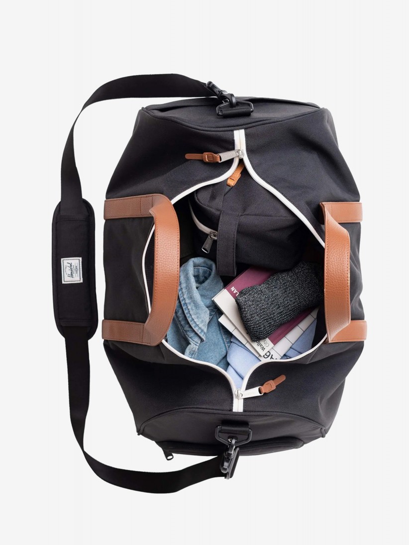Herschel Novel Duffle 43L Black Bag