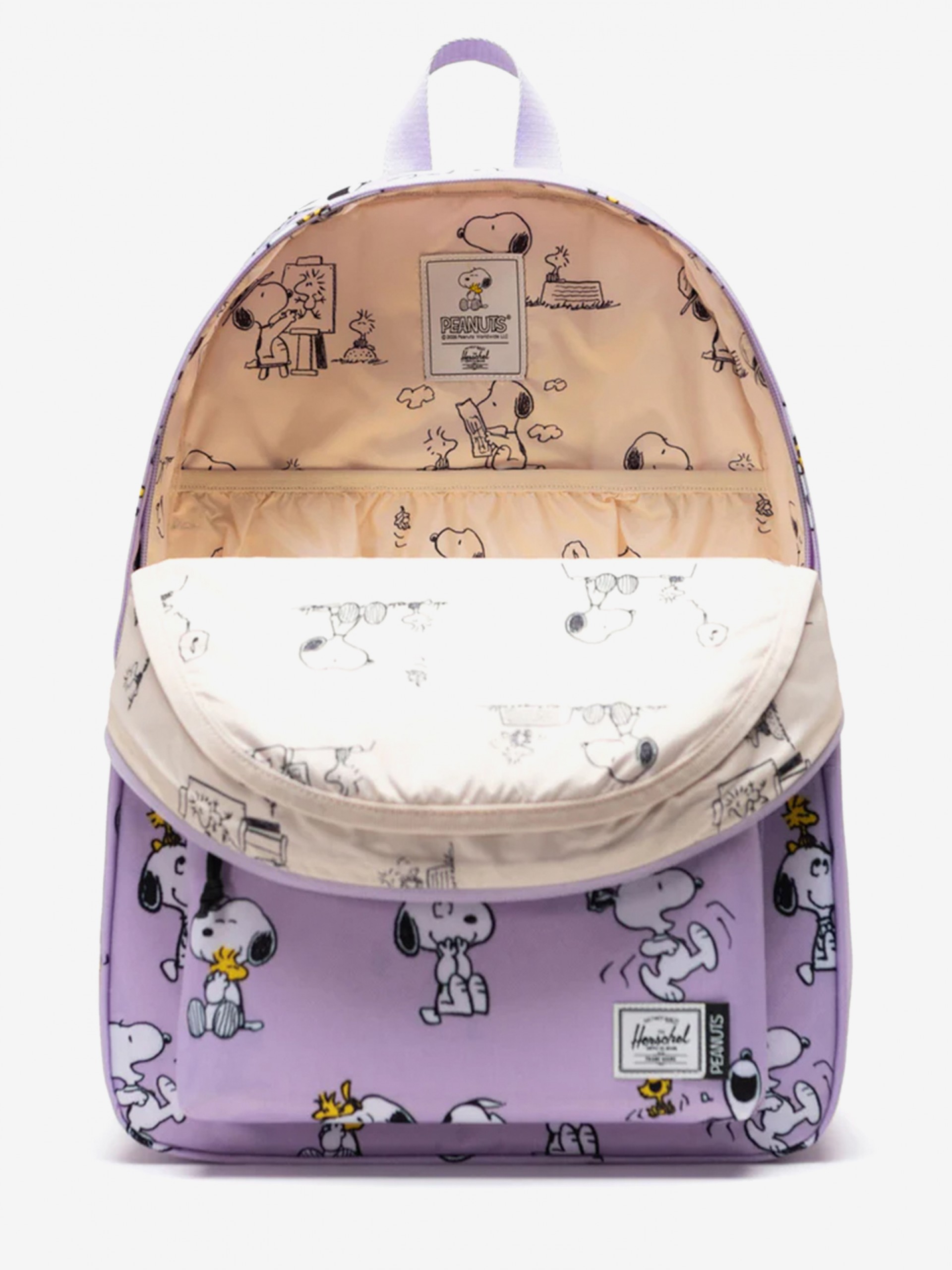 Mochila Herschel Classic XL Peanuts 30L Lilás