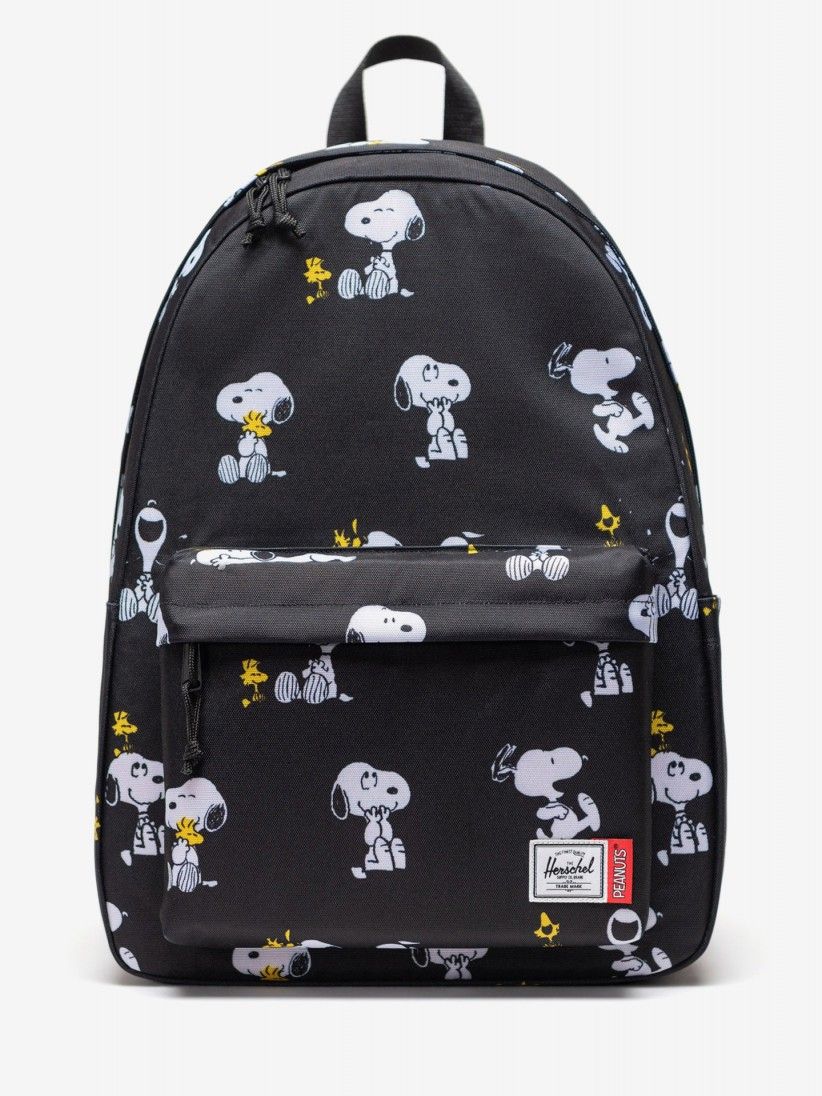 Mochila Herschel Classic XL Peanuts 30L Preta