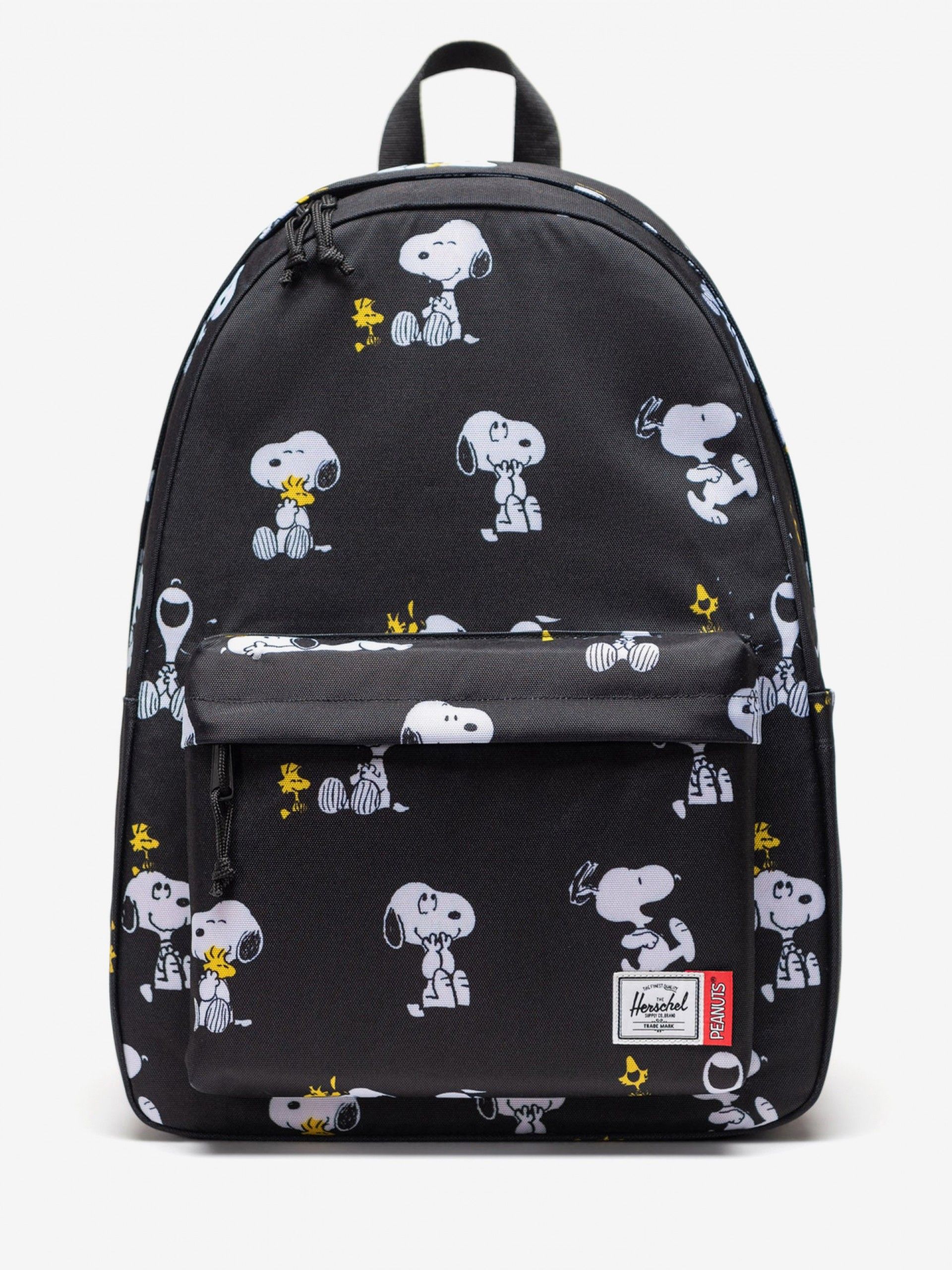 Herschel Classic XL Peanuts 30L Black Backpack
