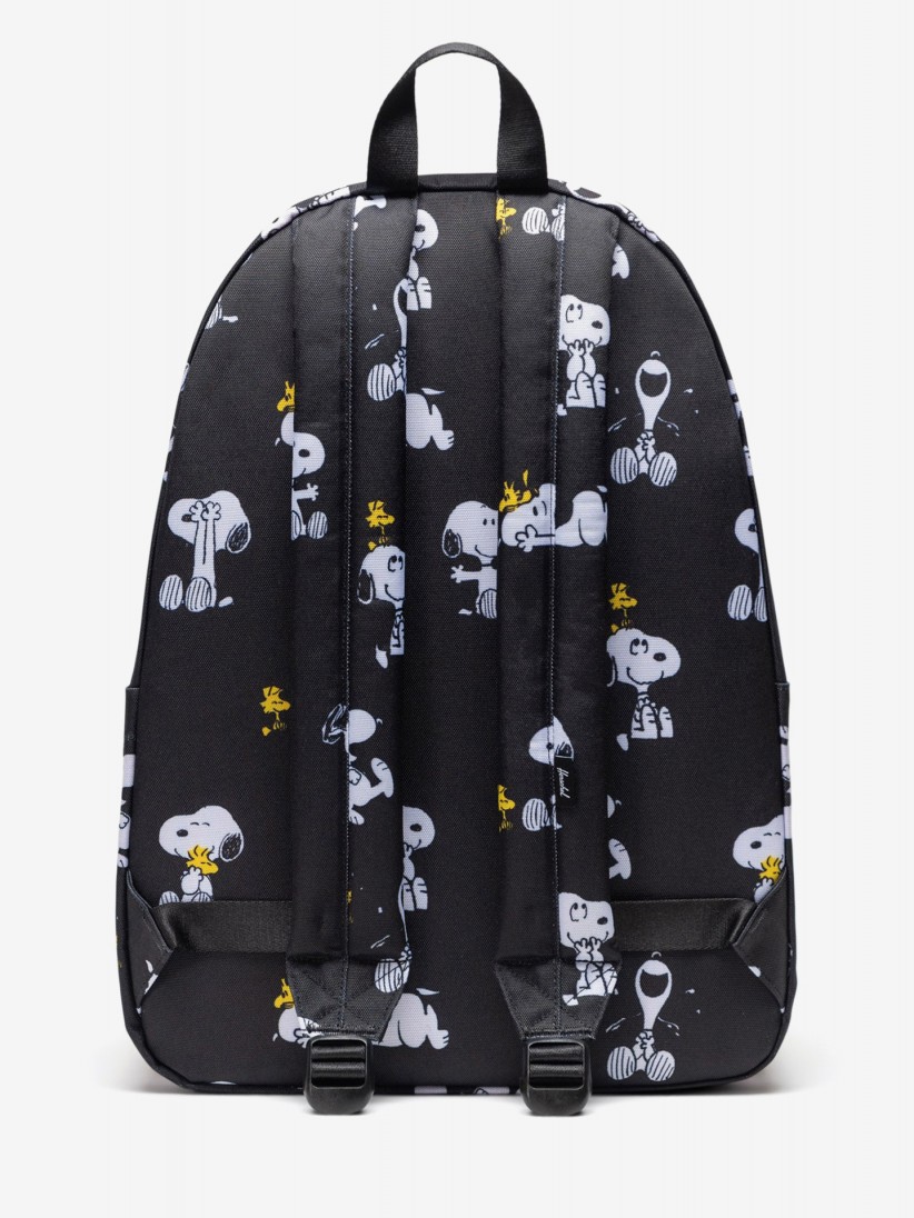 Mochila Herschel Classic XL Peanuts 30L Preta