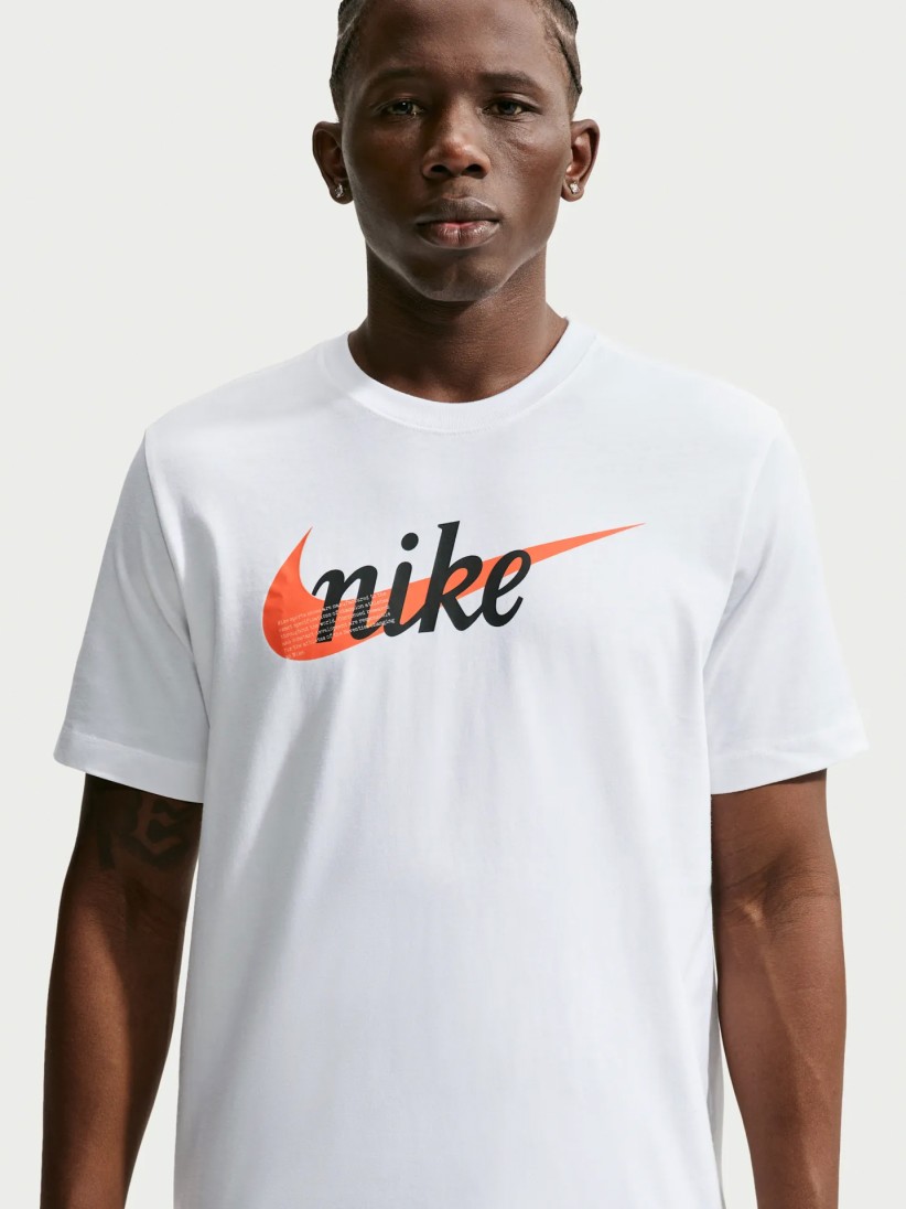 T-shirt Nike Sportswear Club Branca Para Homem T-shirt Nike Sportswear Club Branca Para Homem