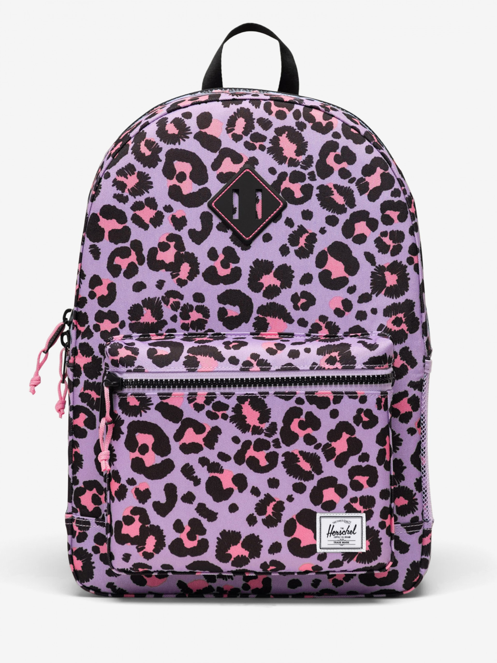 Herschel Heritage Youth 26L Lilac Leopard Pattern Backpack For Children