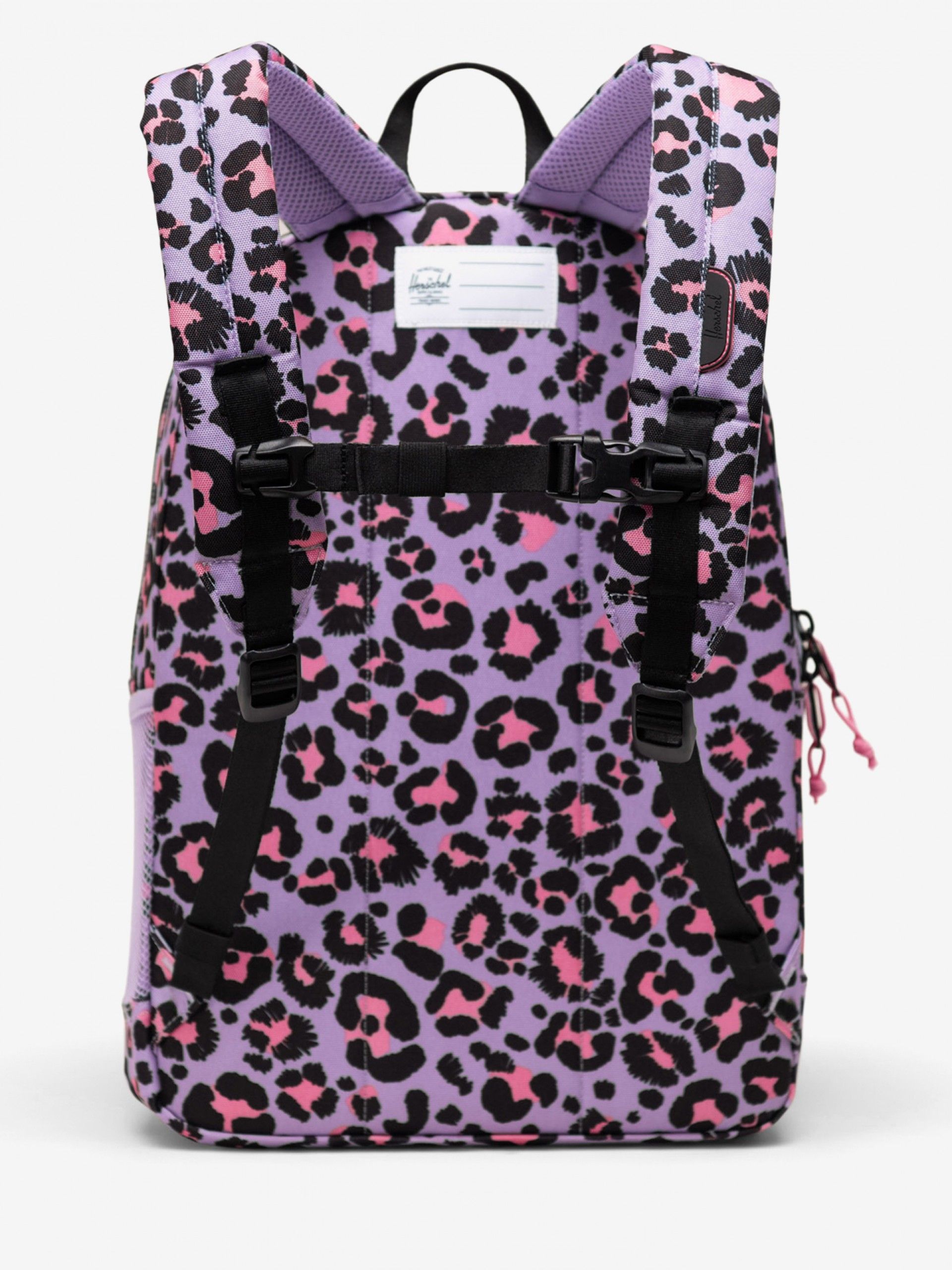 Herschel Heritage Youth 26L Lilac Leopard Pattern Backpack For Children