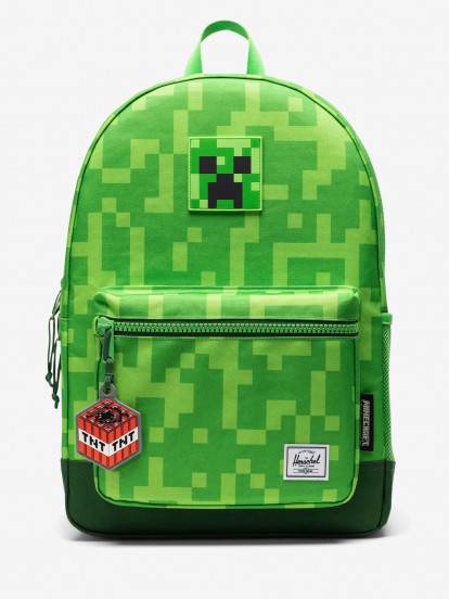 Herschel Heritage x Minecraft Youth 26L Green Backpack For Children