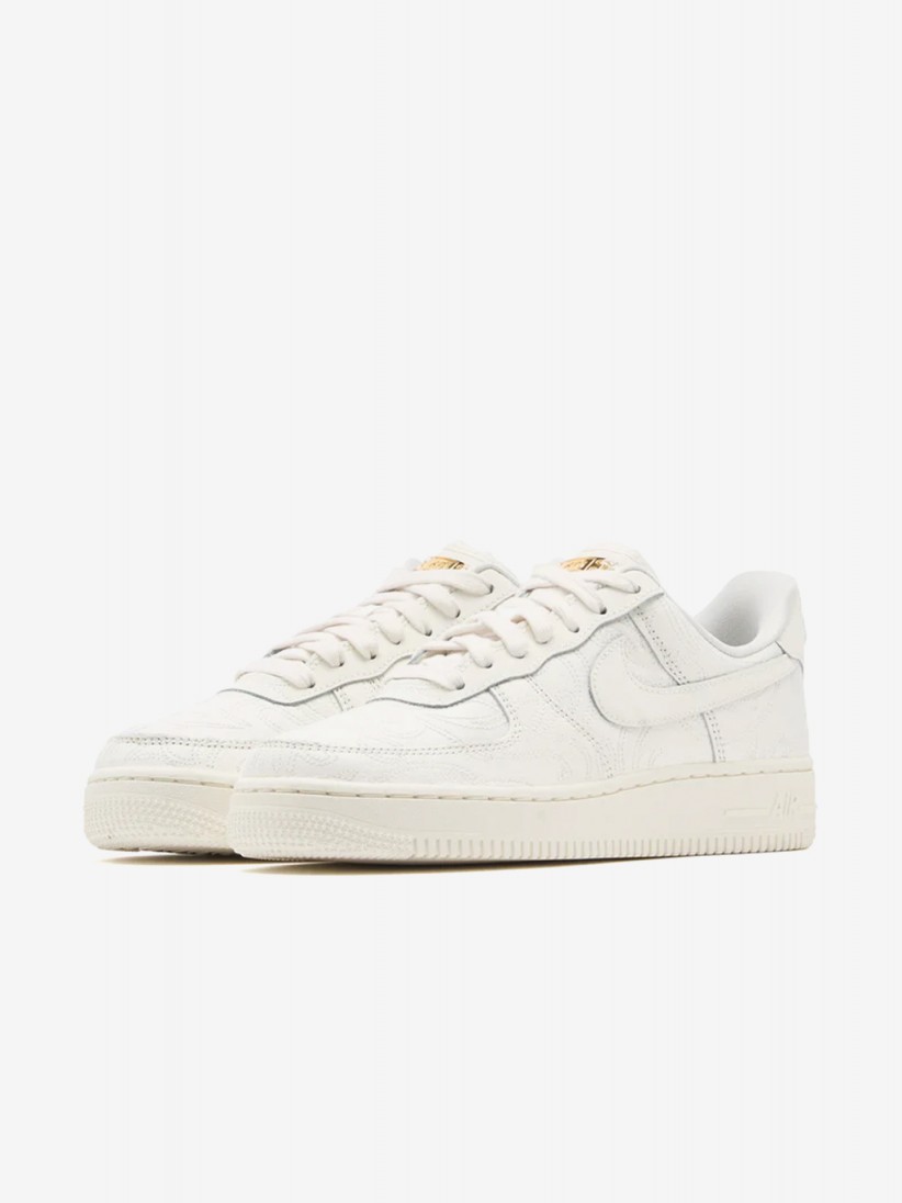 Sapatilhas Nike Air Force 1 07 Premium Bege Para Mulher