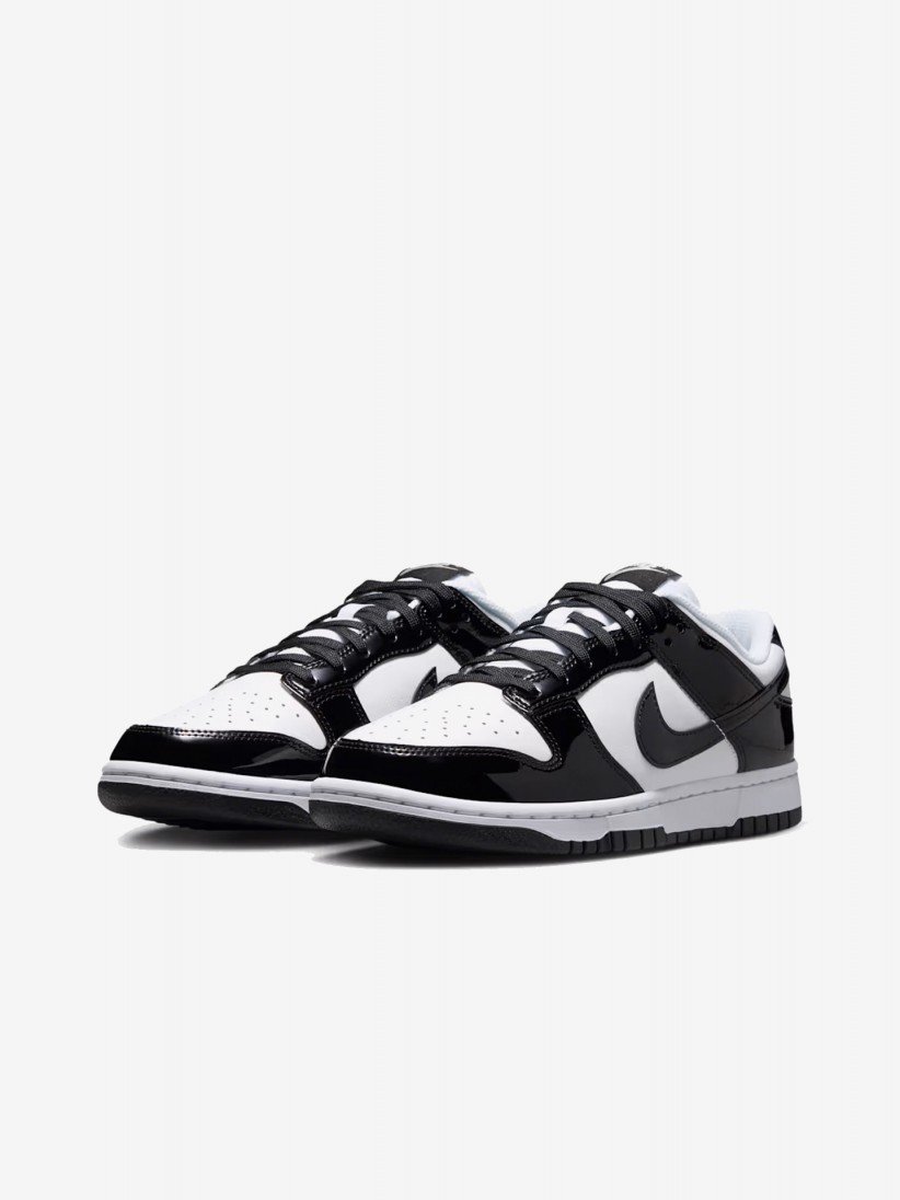 Sapatilhas Nike Dunk Low SE Pretas e Brancas Para Mulher