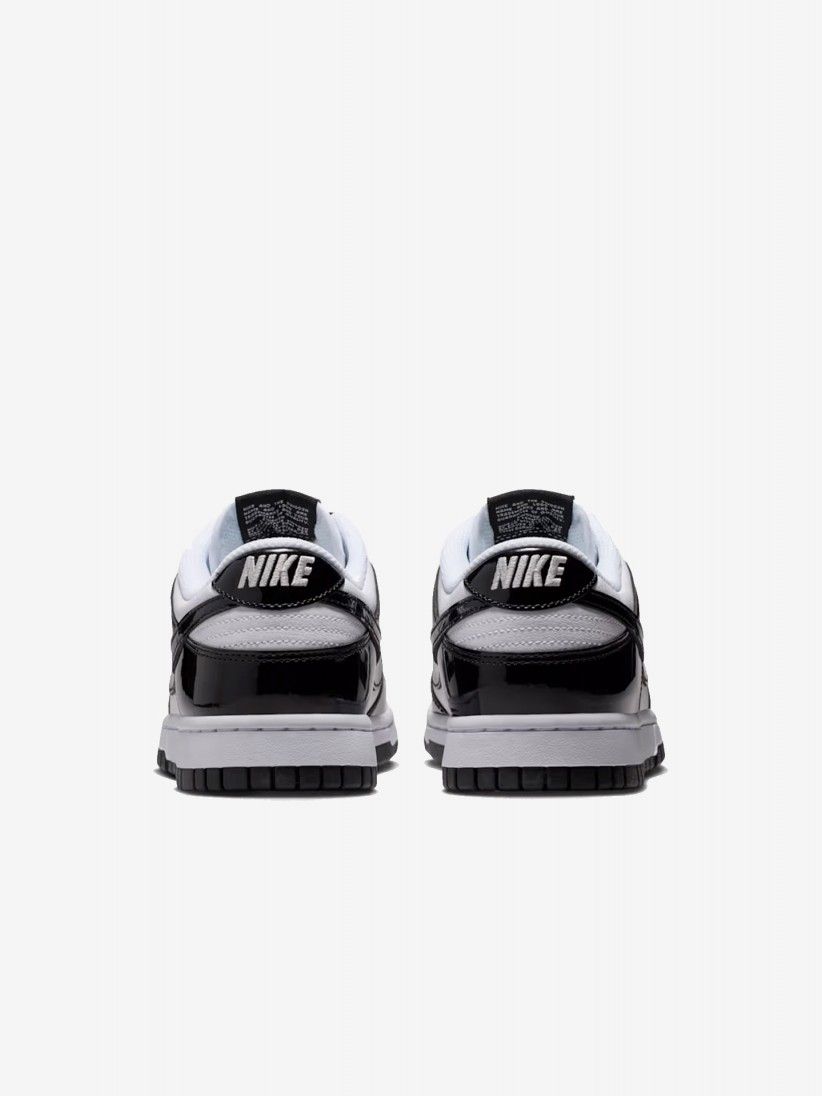 Sapatilhas Nike Dunk Low SE Pretas e Brancas Para Mulher