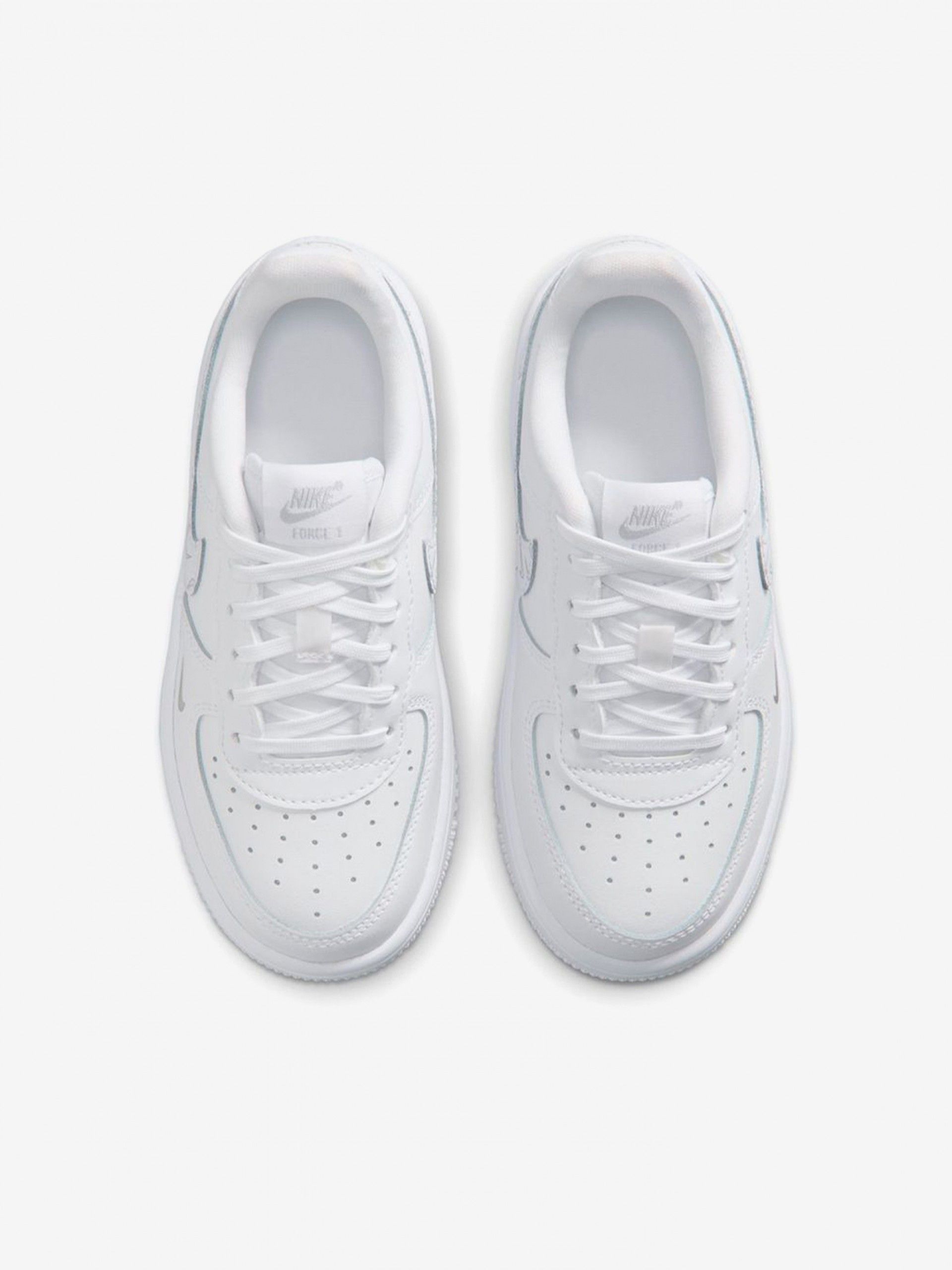 Nike Force 1 Low White Sneakers For Children