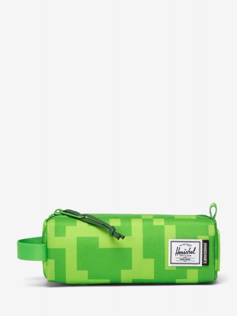 Herschel Settlement x Minecraft Youth Green Pencil Case For Children