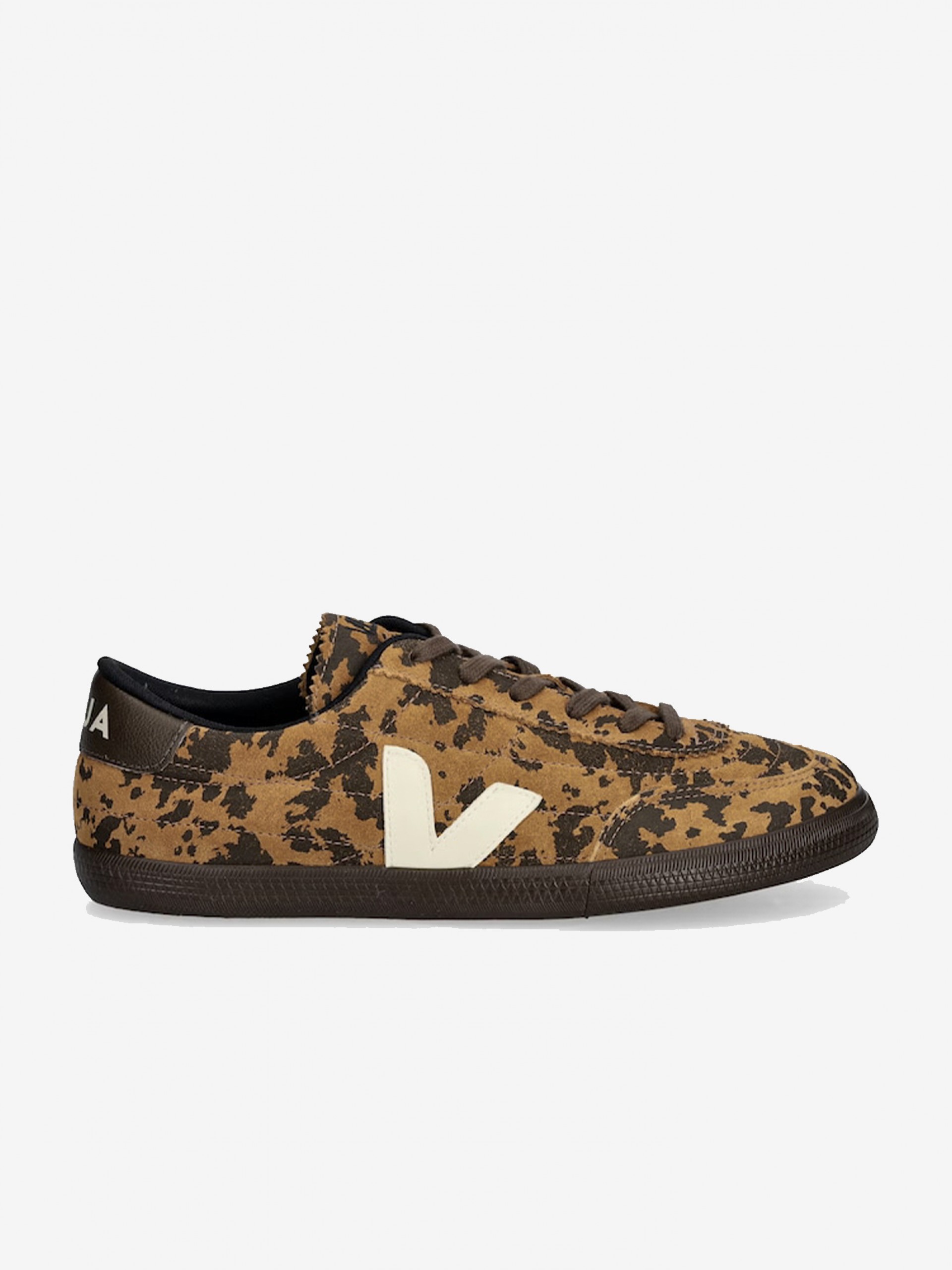 Sapatilhas VEJA Panenka Camel Animal Print Em Camurça