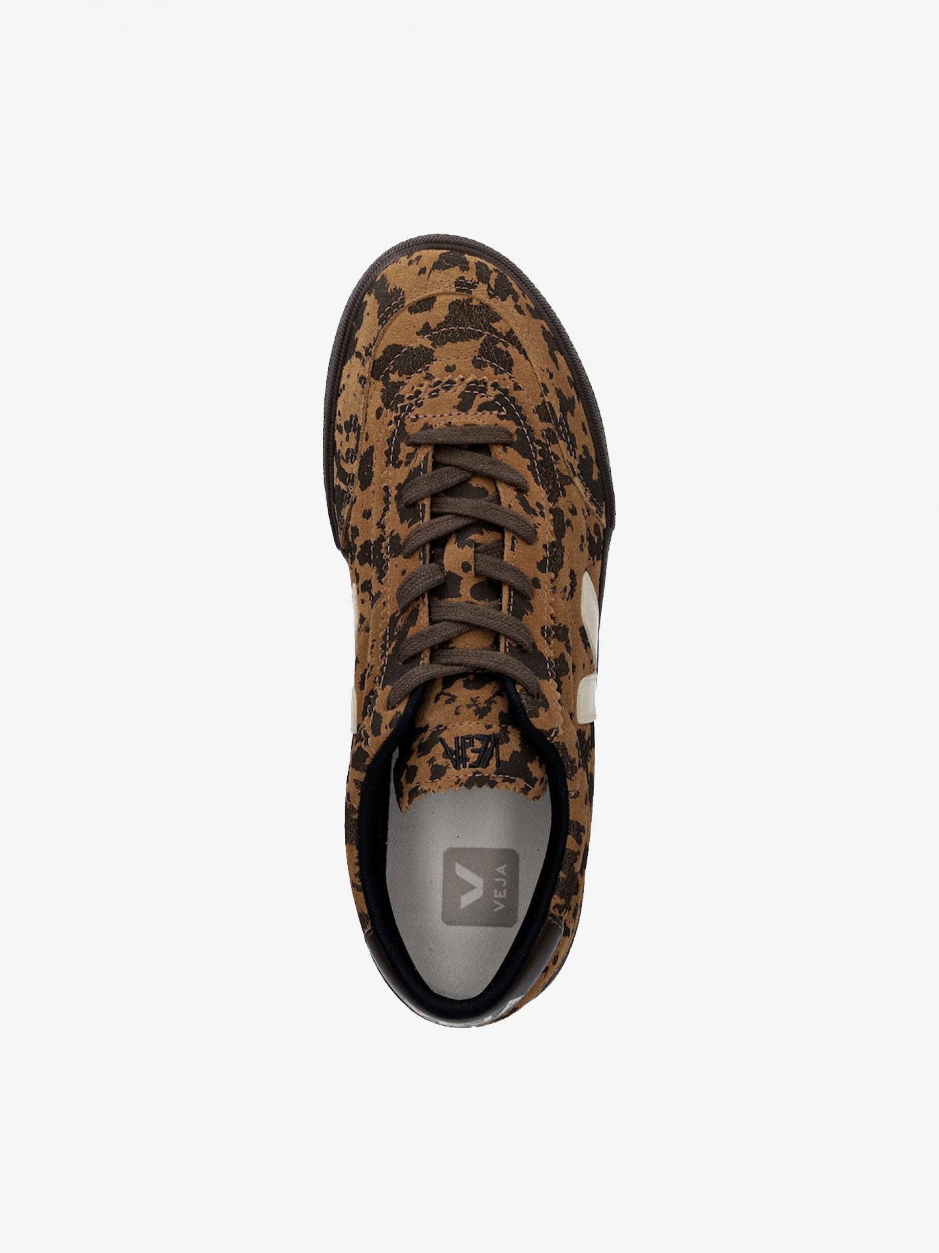 Sapatilhas VEJA Panenka Camel Animal Print Em Camurça