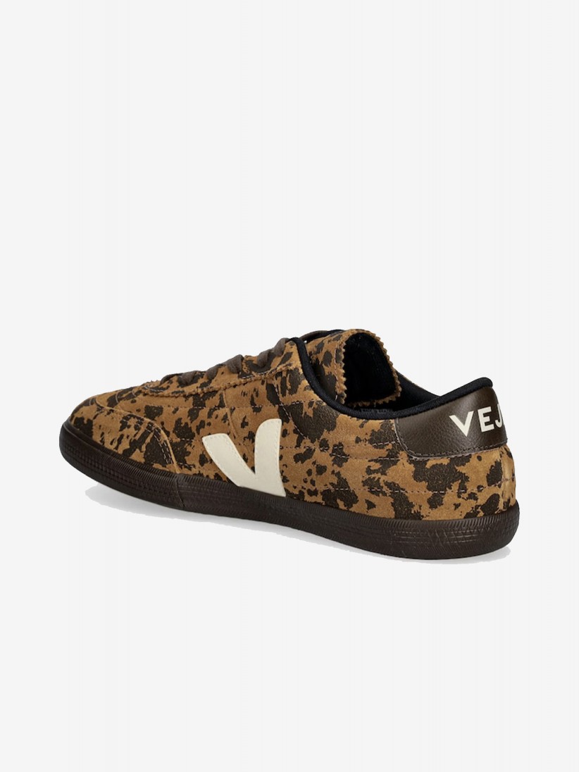 VEJA Panenka Camel Animal Print Suede Sneakers