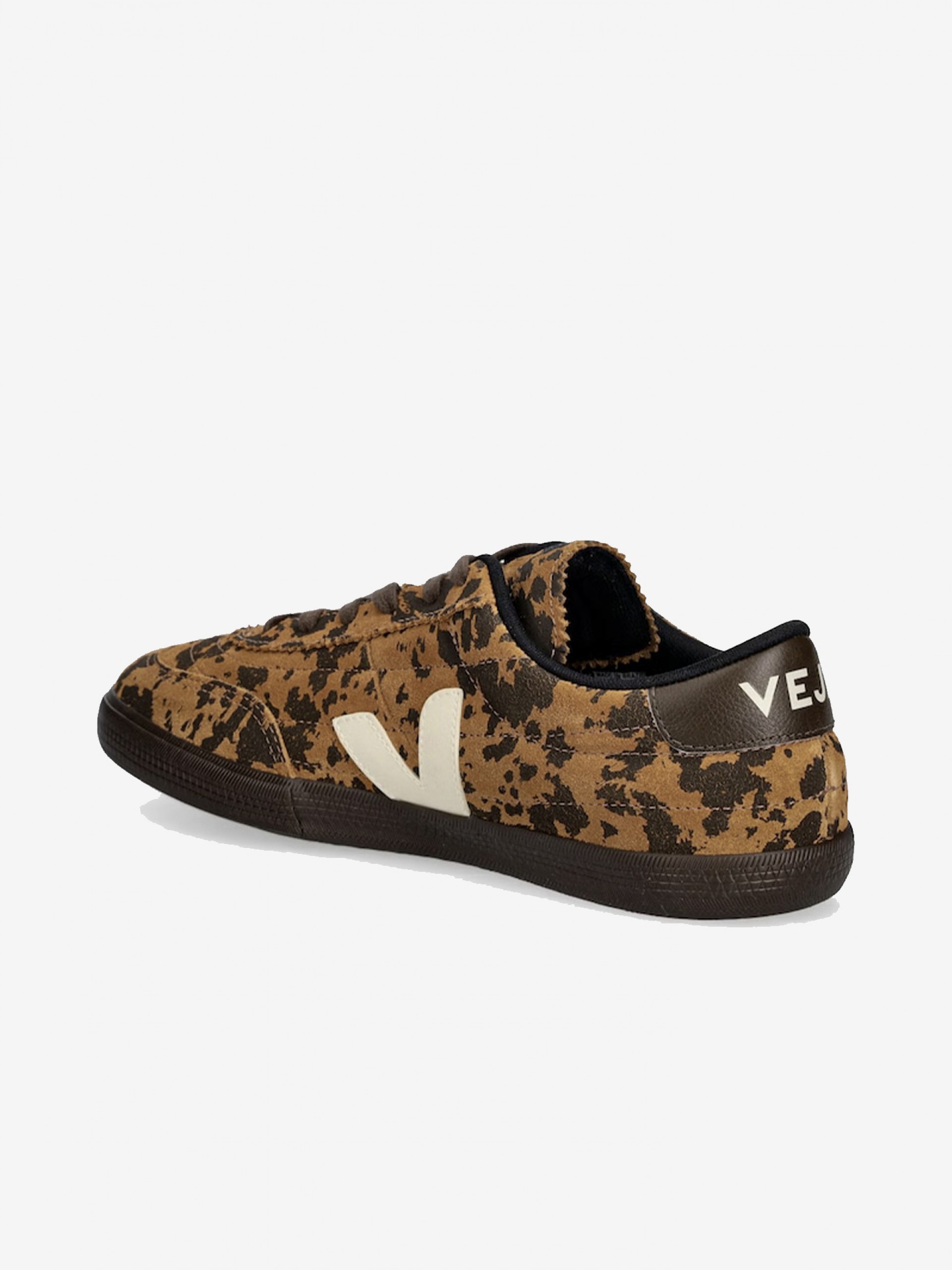 Sapatilhas VEJA Panenka Camel Animal Print Em Camurça