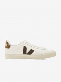 VEJA Campo Chromefree Leather White and Brown Sneakers