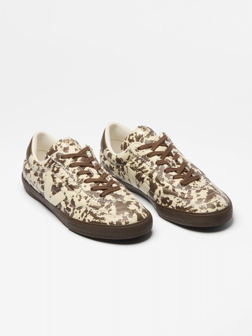 VEJA Panenka Beige Animal Print Sneakers