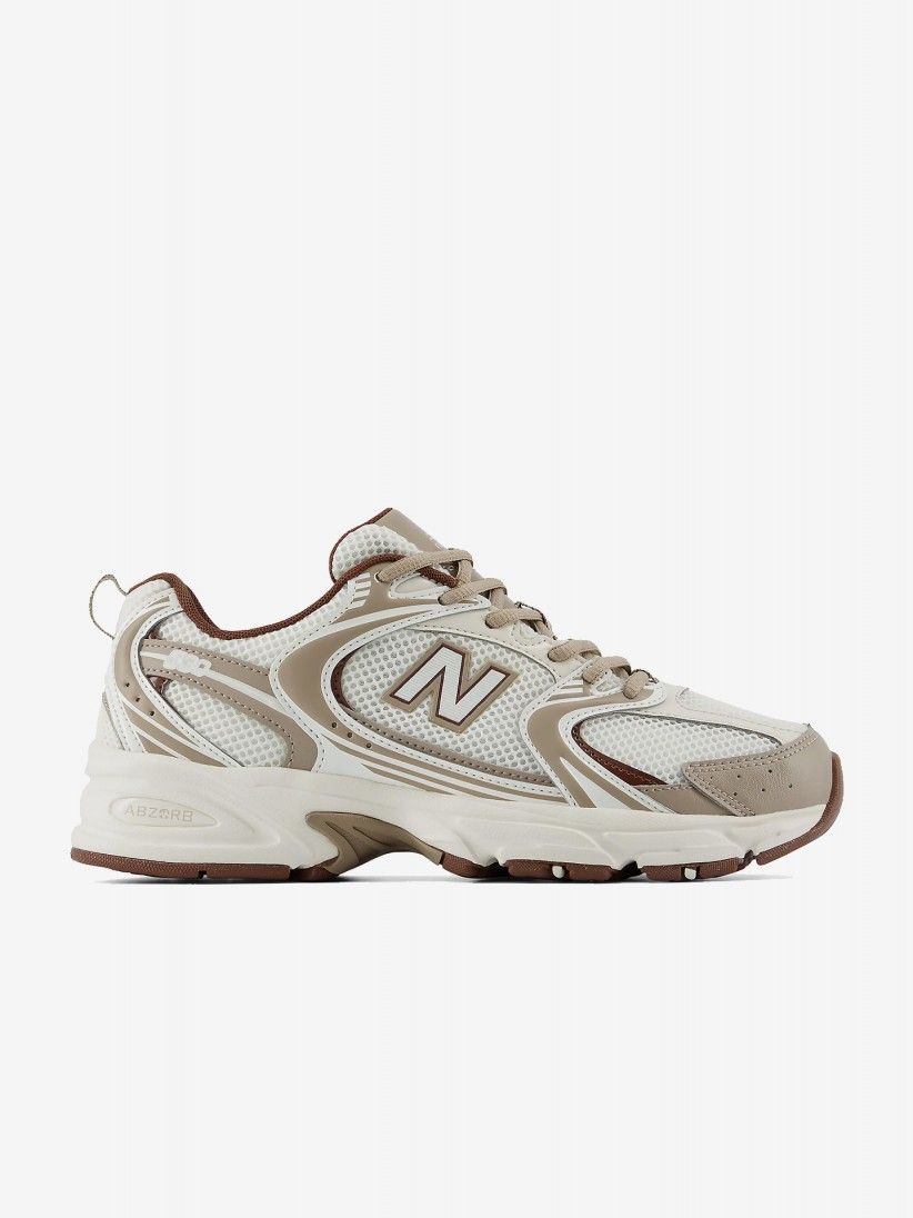 New Balance 530 V1 White, Beige and Brown Sneakers