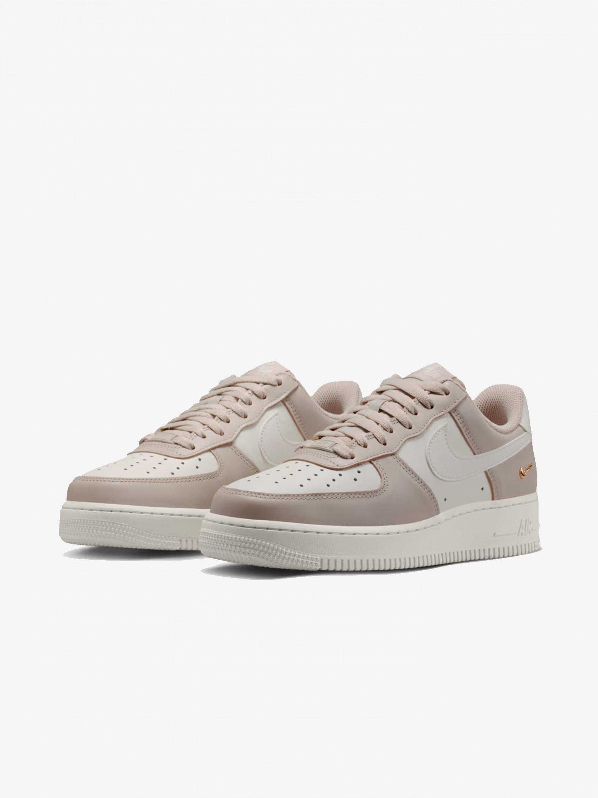 Sapatilhas Nike Air Force 1 07 Bege Para Mulher