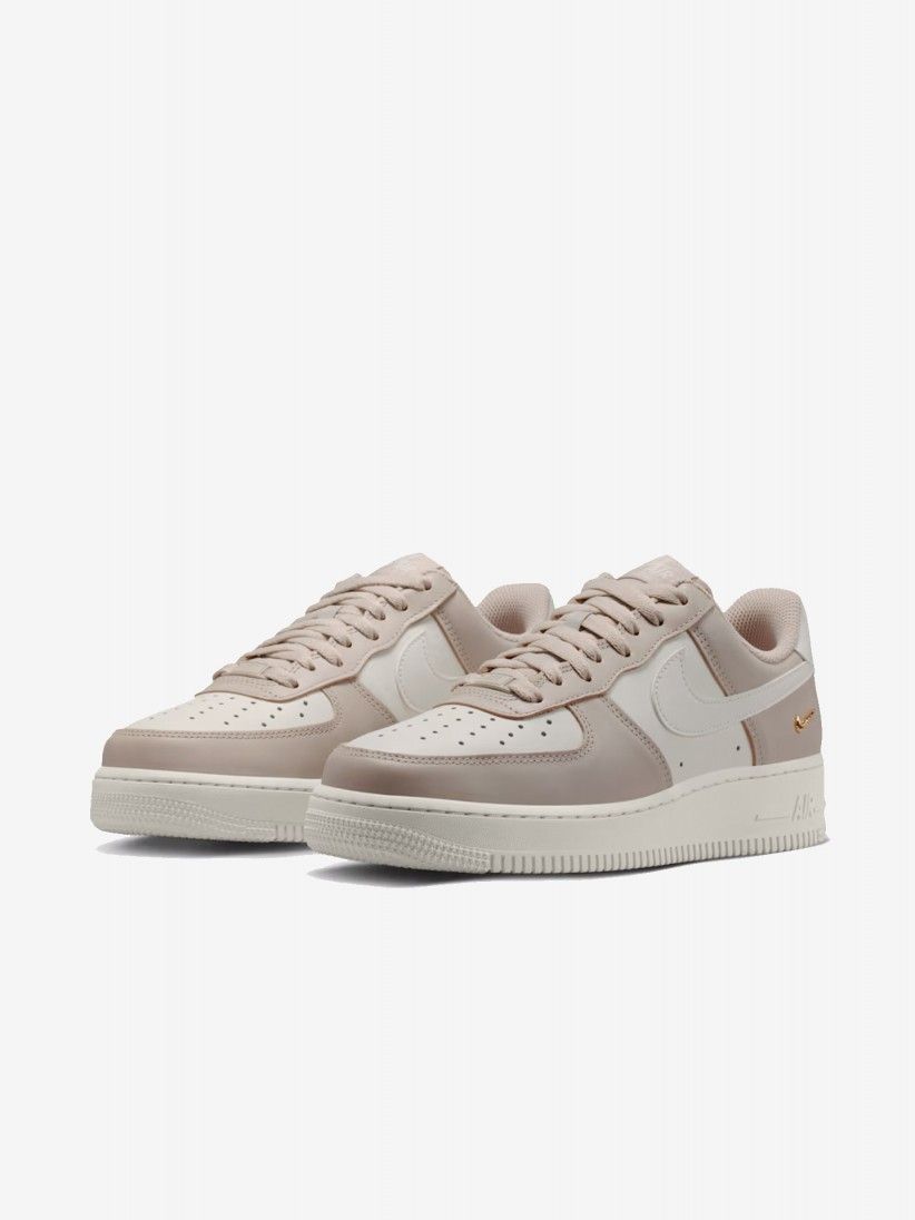 Sapatilhas Nike Air Force 1 07 Bege Para Mulher