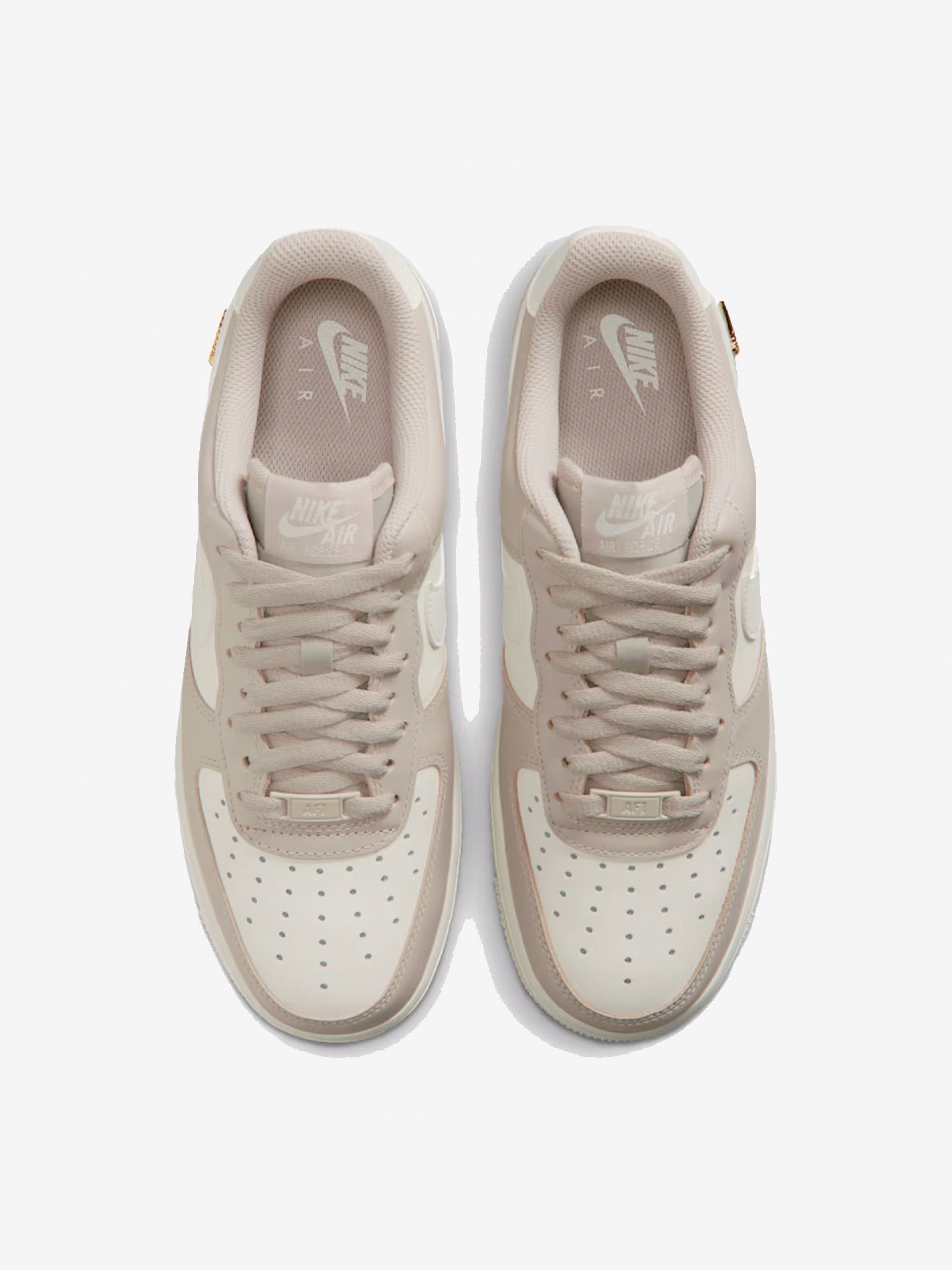 Sapatilhas Nike Air Force 1 07 Bege Para Mulher