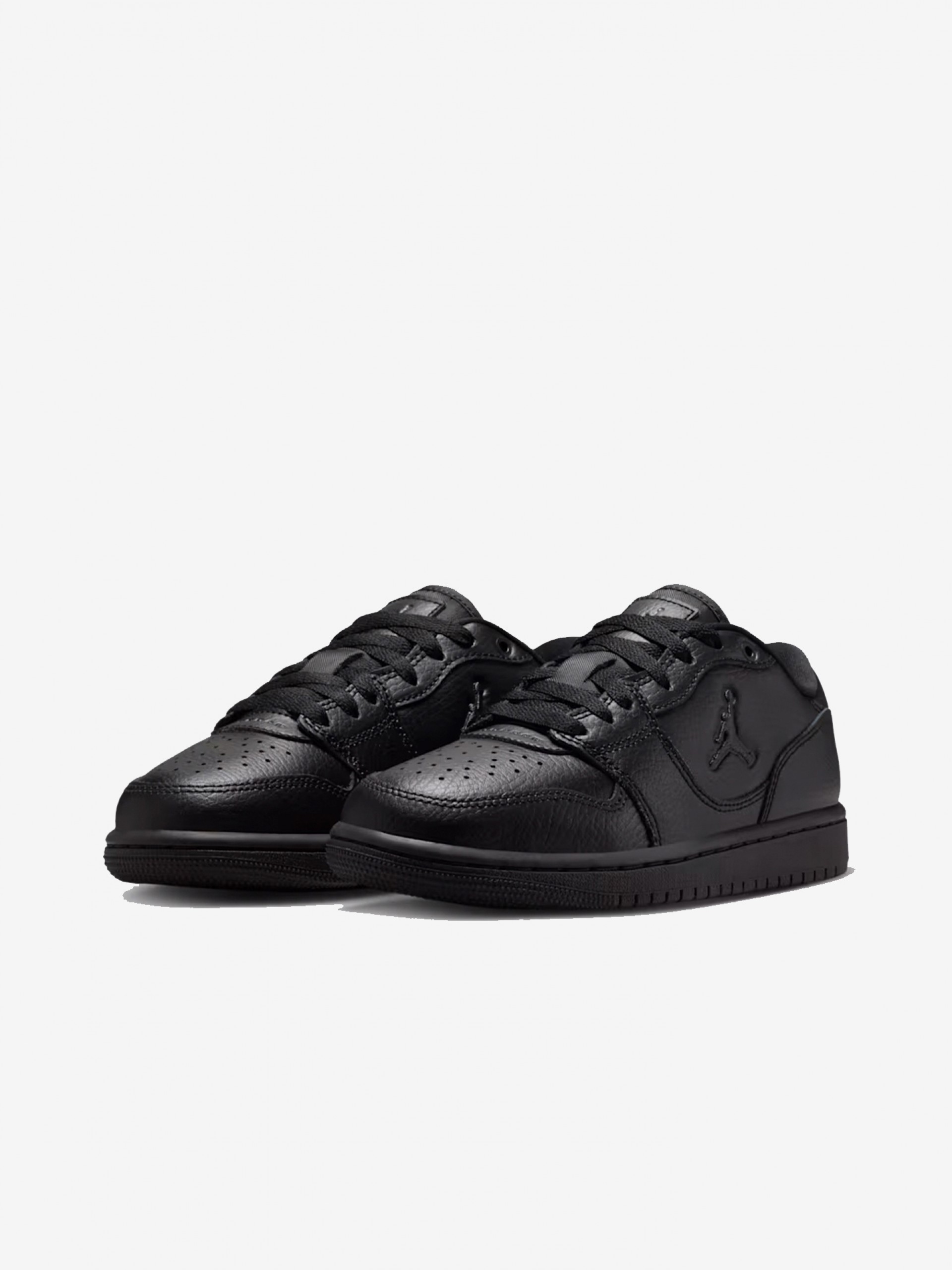 Nike Jordan Court Connect Low Black Junior Sneakers