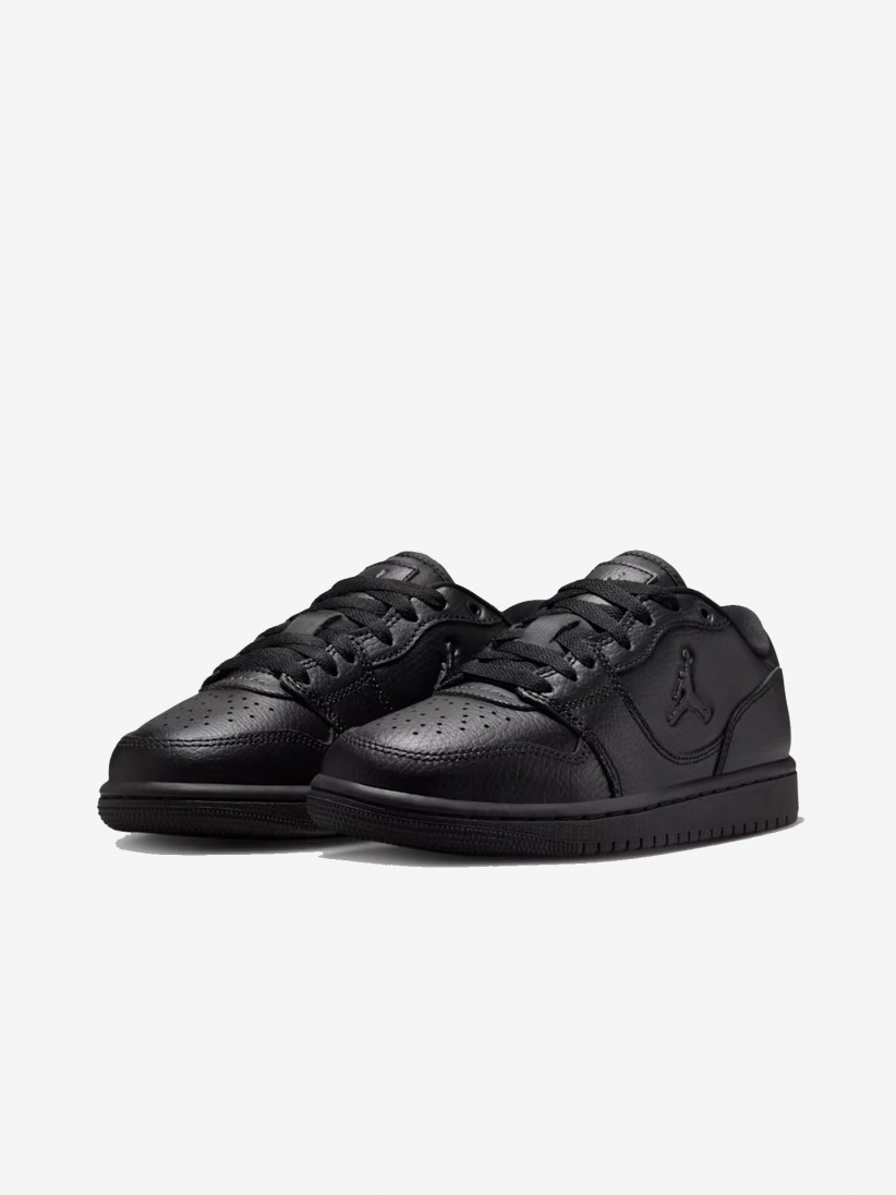 Nike Jordan Court Connect Low Black Junior Sneakers