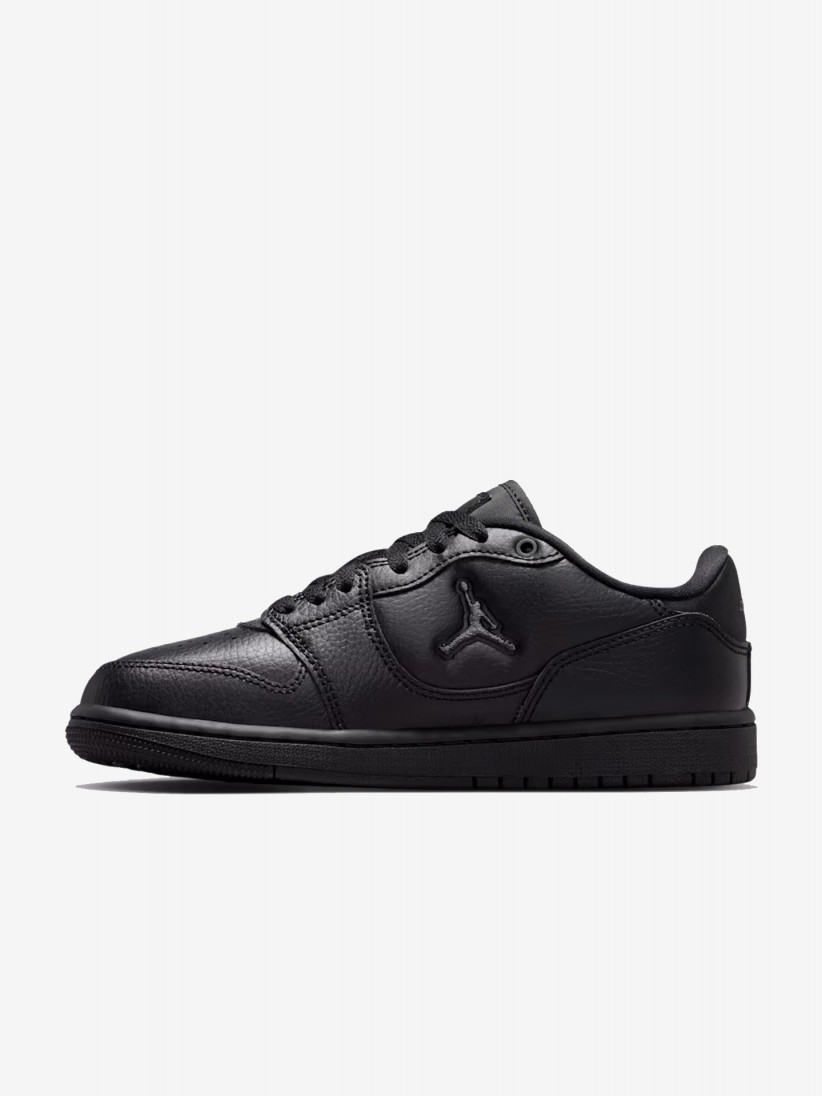 Nike Jordan Court Connect Low Black Junior Sneakers