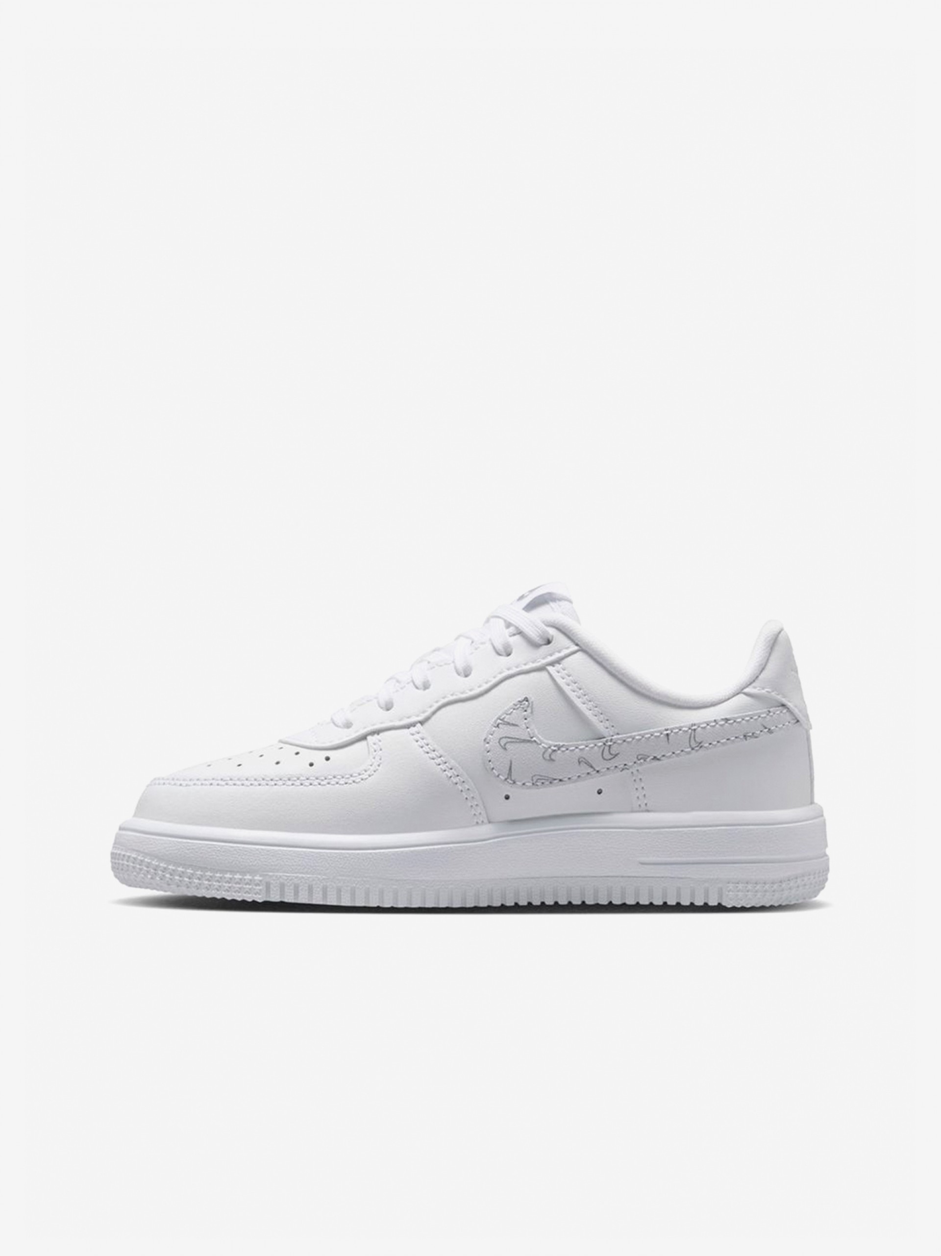 Sapatilhas Nike Force 1 Low Brancas Para Criança