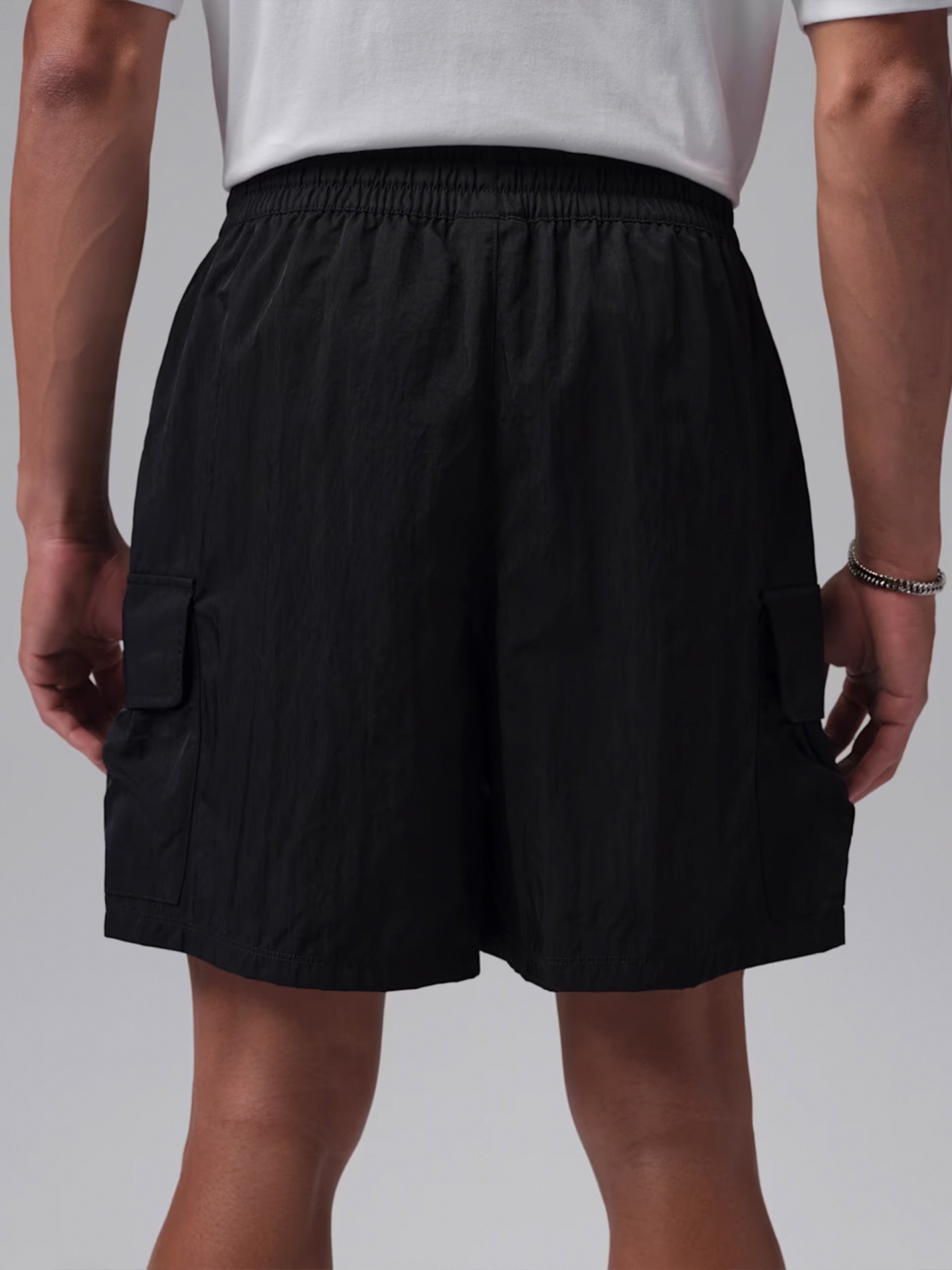 Calções Nike Jordan Brooklyn Cargo Pretos Para Homem