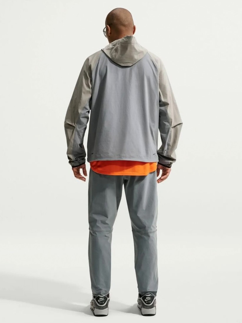 Nike Tech Dri-FIT Grey and Green Hooded Jacket For Men Nike Tech Dri-FIT Grey and Green Hooded Jacket For Men