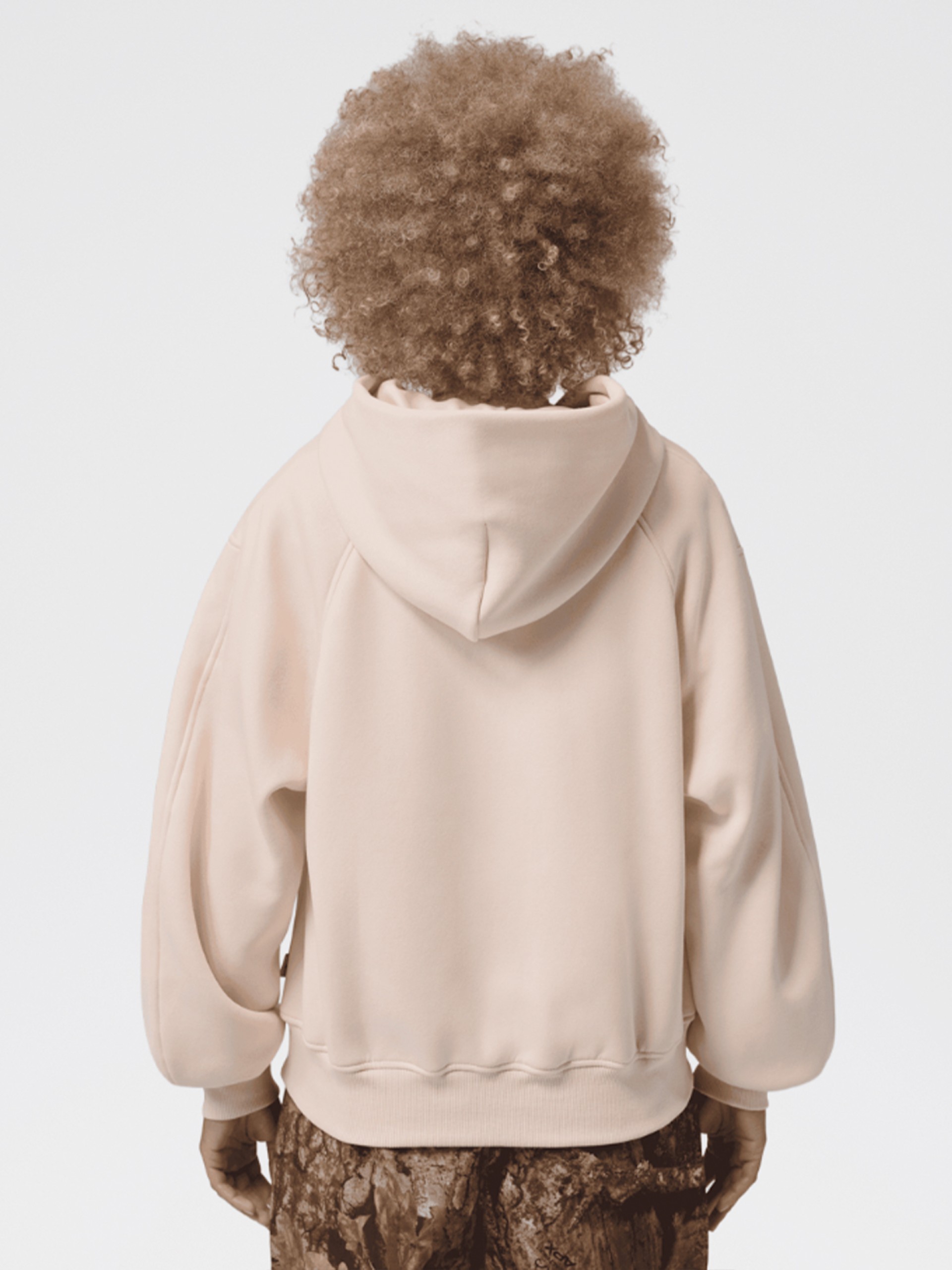 Chaqueta con Capucha Nike Jordan Brooklyn Oversized Beige Para Mujer