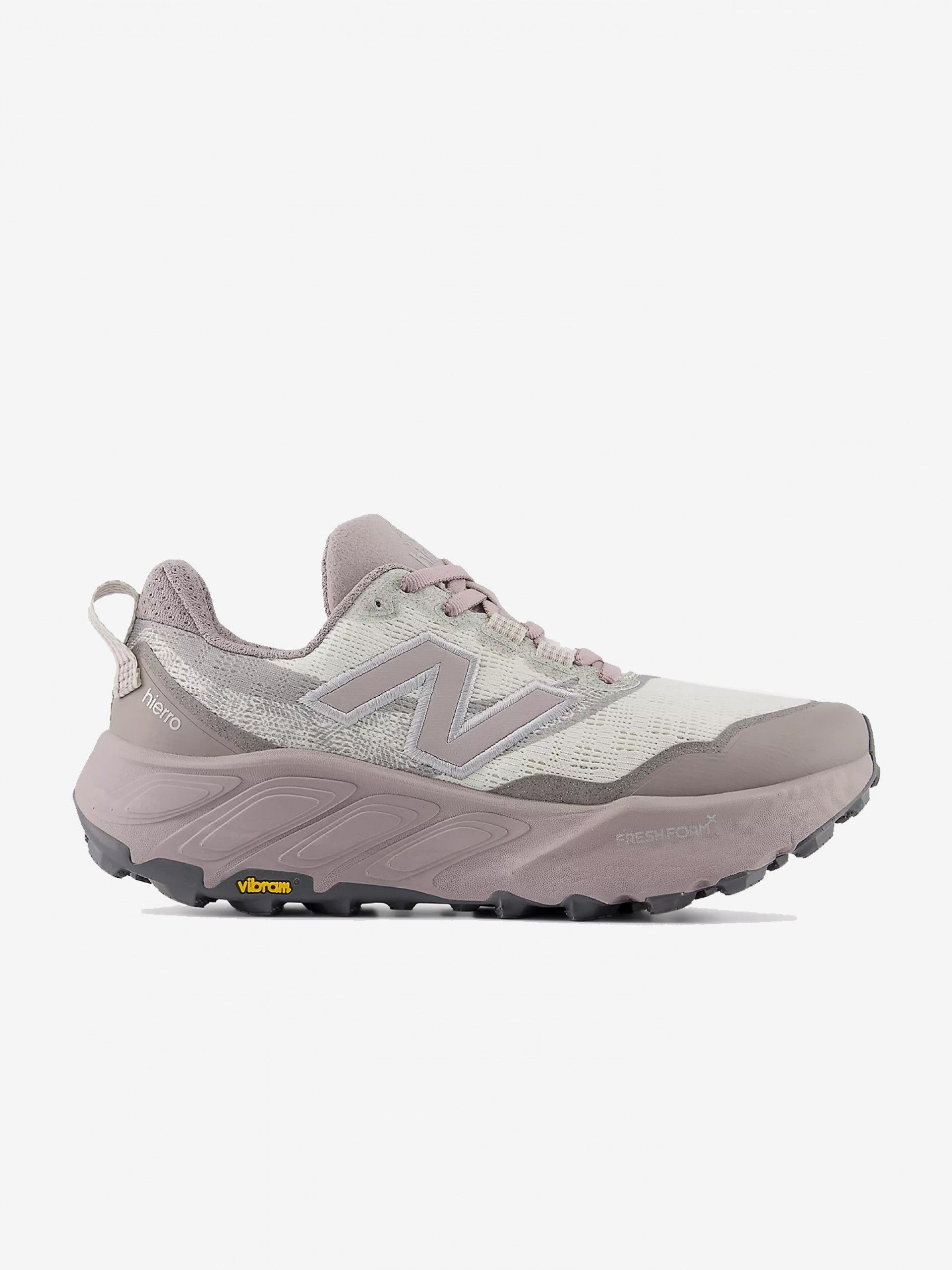 New Balance Fresh Foam X Hierro v9 Grey and Pink Trail Trainers For Women