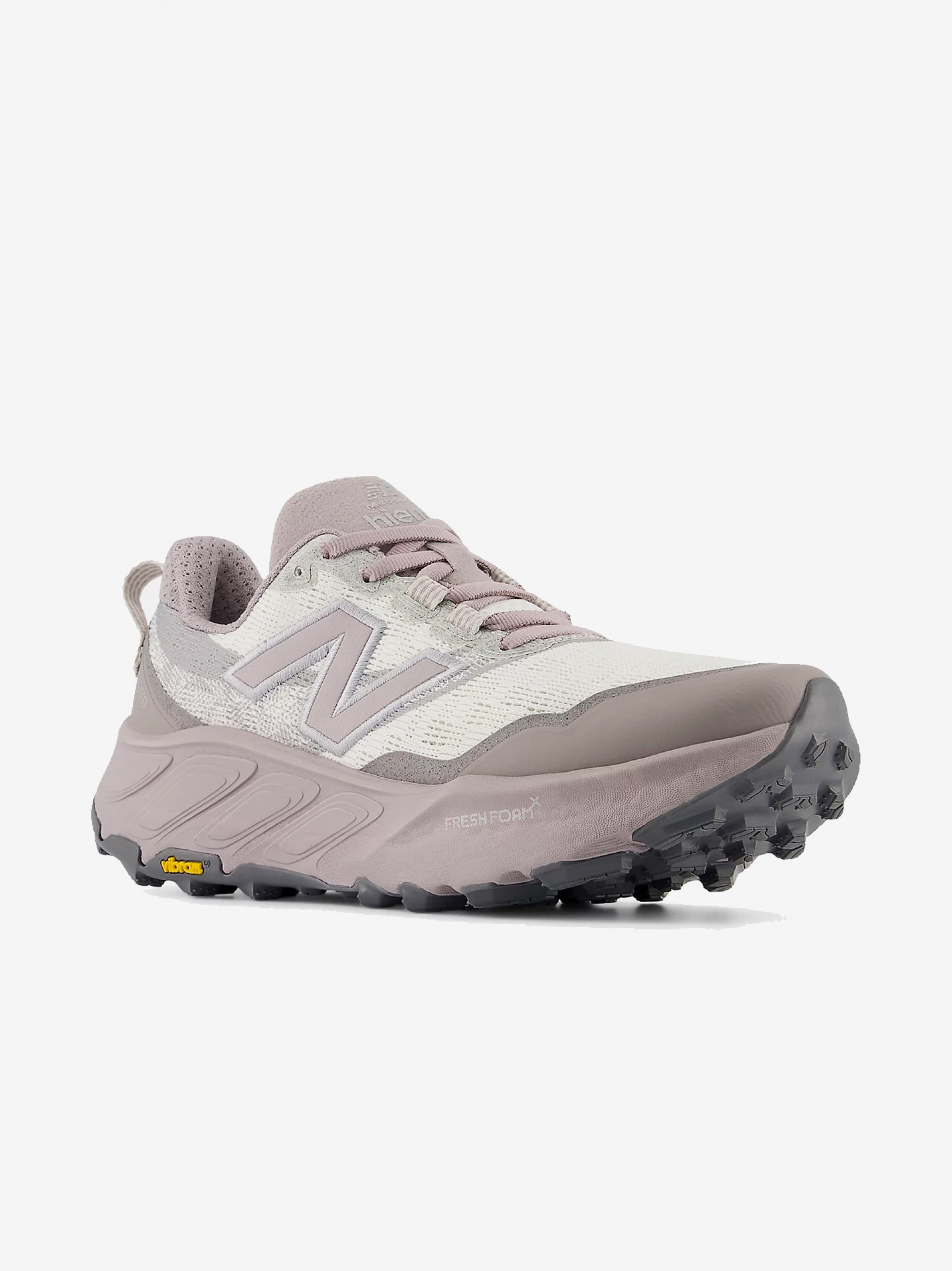 New Balance Fresh Foam X Hierro v9 Grey and Pink Trail Trainers For Women