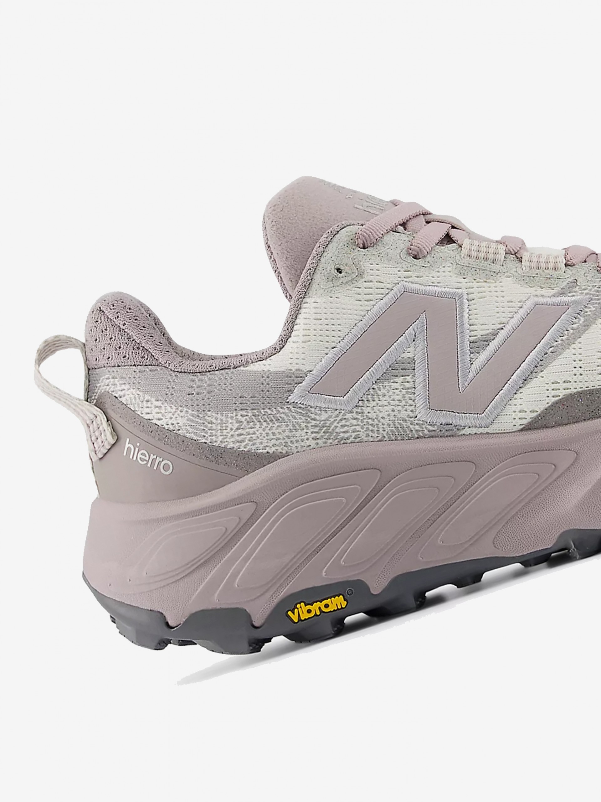 New Balance Fresh Foam X Hierro v9 Grey and Pink Trail Trainers For Women
