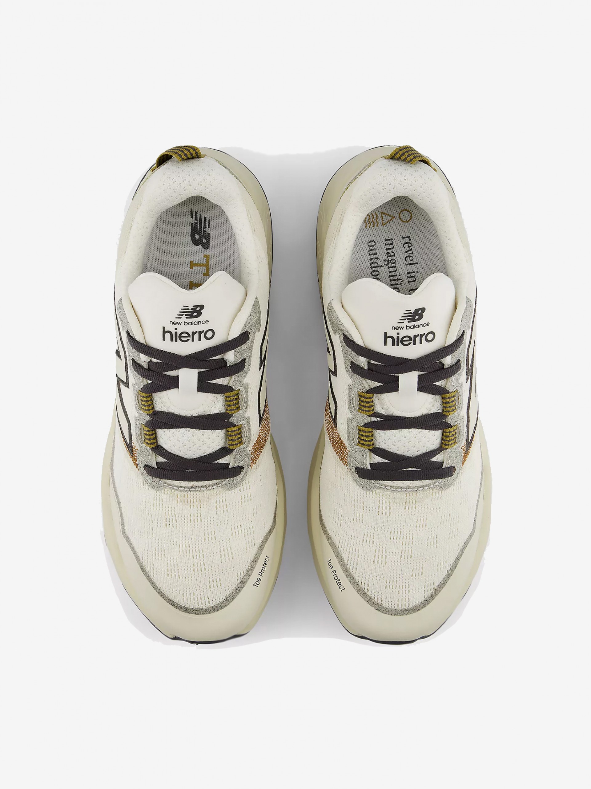 Sapatilhas de Trail New Balance Fresh Foam X Hierro v9 Bege Para Homem