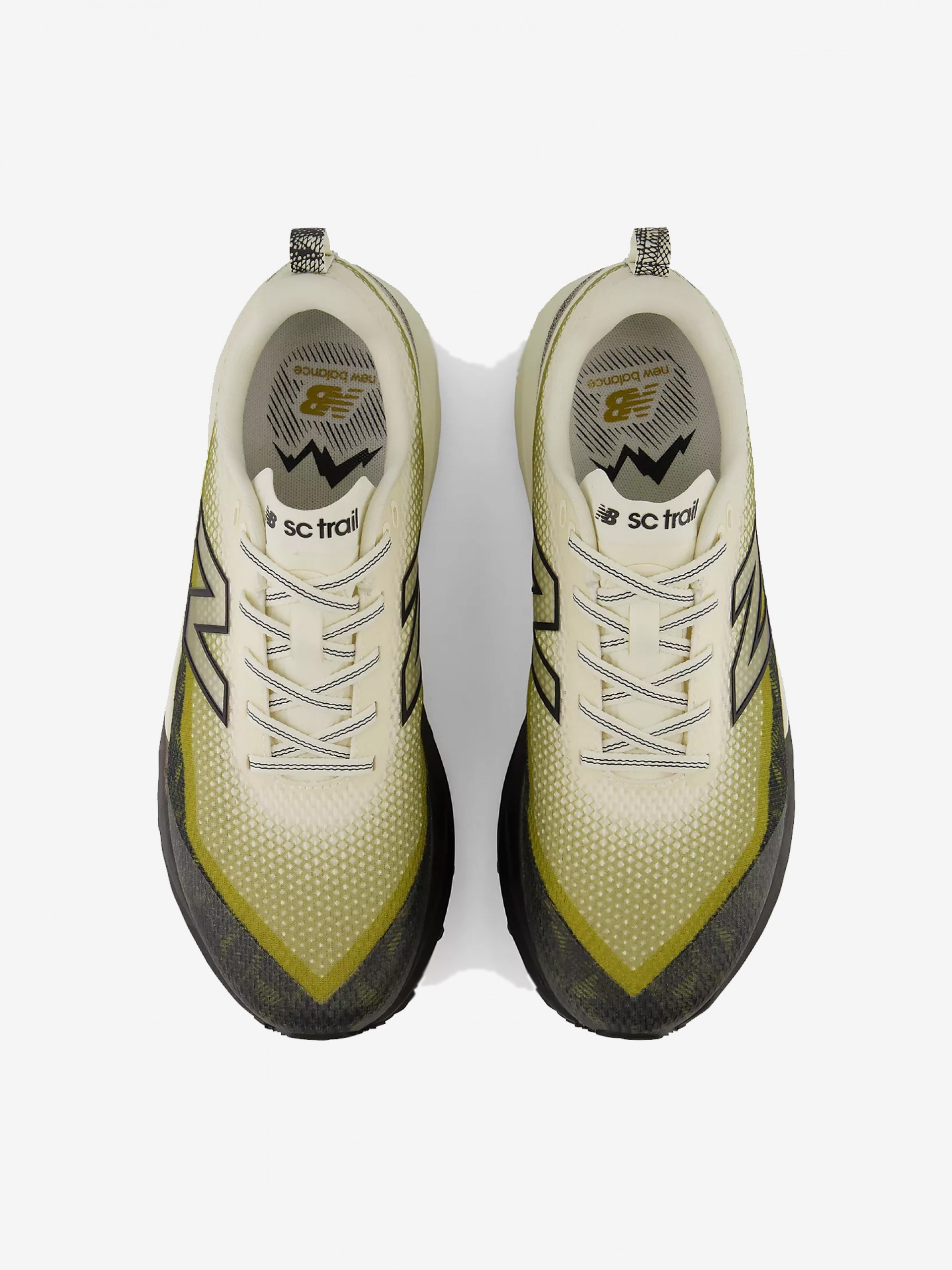 Sapatilhas de Trail New Balance FuelCell SuperComp v2 Bege e Verdes Para Homem