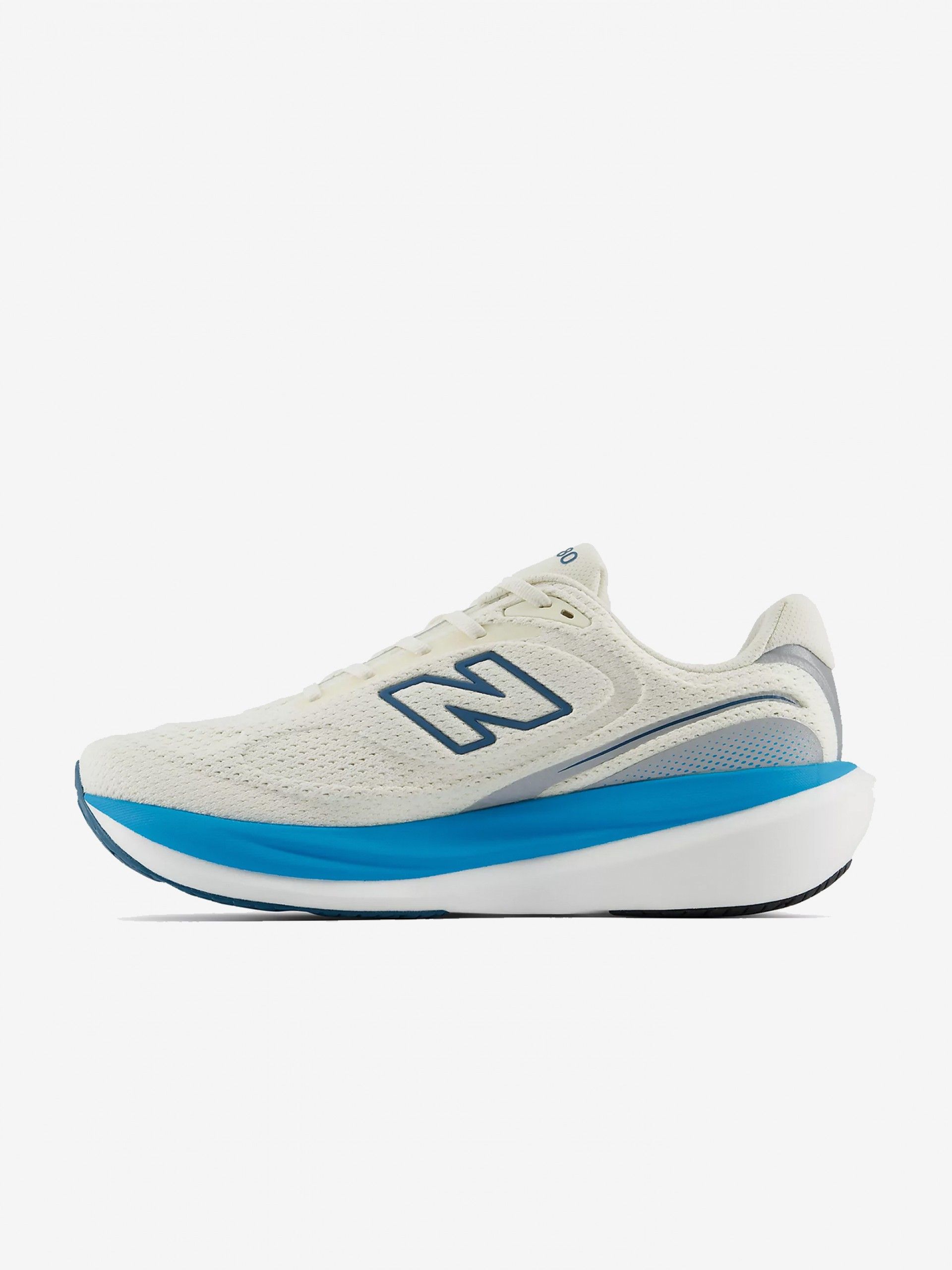 Sapatilhas de Running New Balance Fresh Foam X M1080v15 Bege e Azuis Para Homem