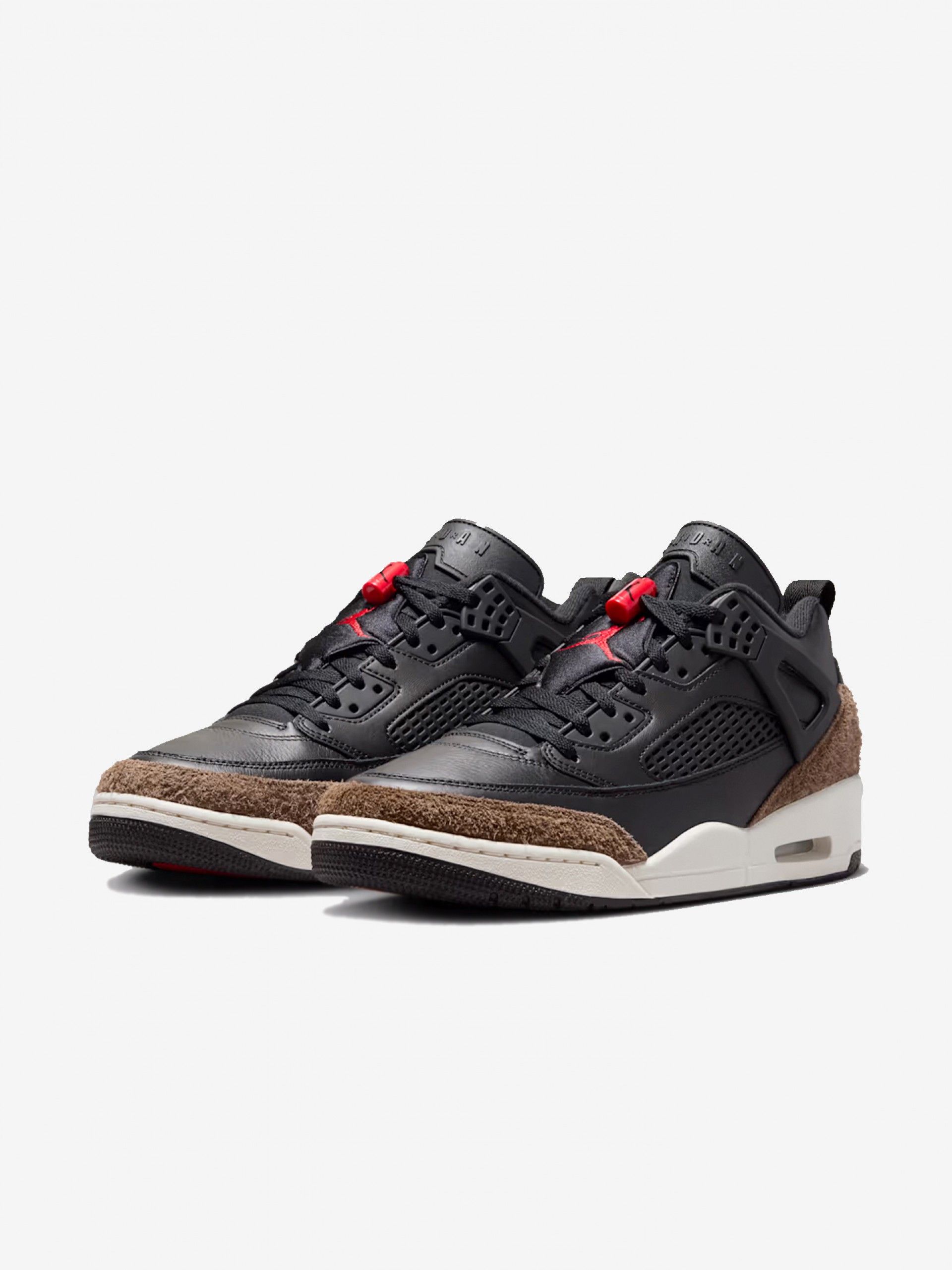 Sapatilhas Nike Jordan Spizike Low Pretas, Castanhas e Vermelhas Para Homem