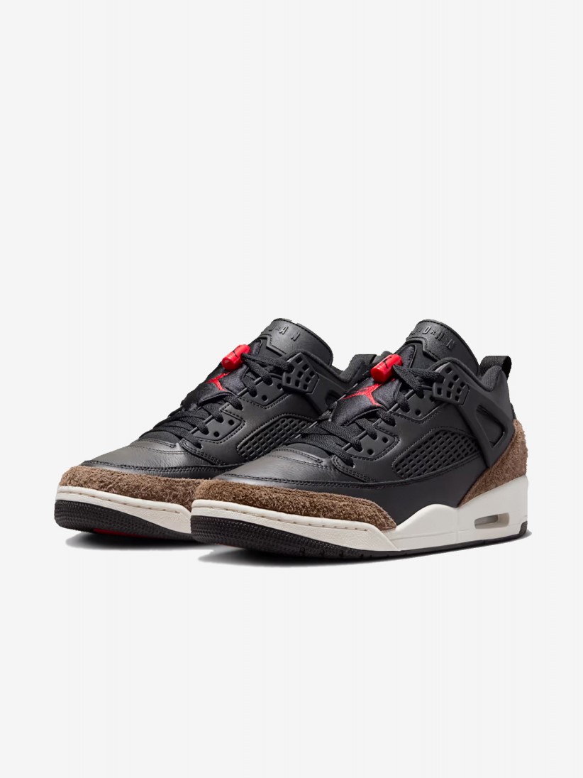 Zapatillas Nike Jordan Spizike Low Negras, Marrones y Rojas Para Hombre