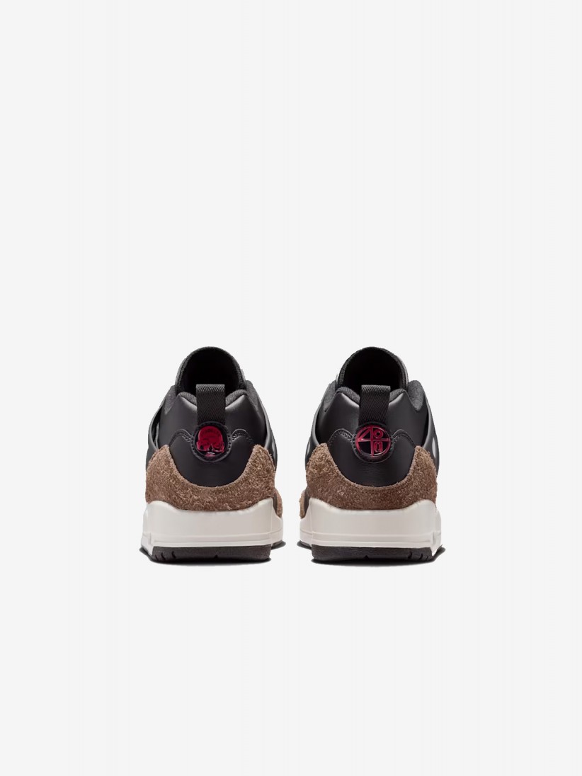 Zapatillas Nike Jordan Spizike Low Negras, Marrones y Rojas Para Hombre