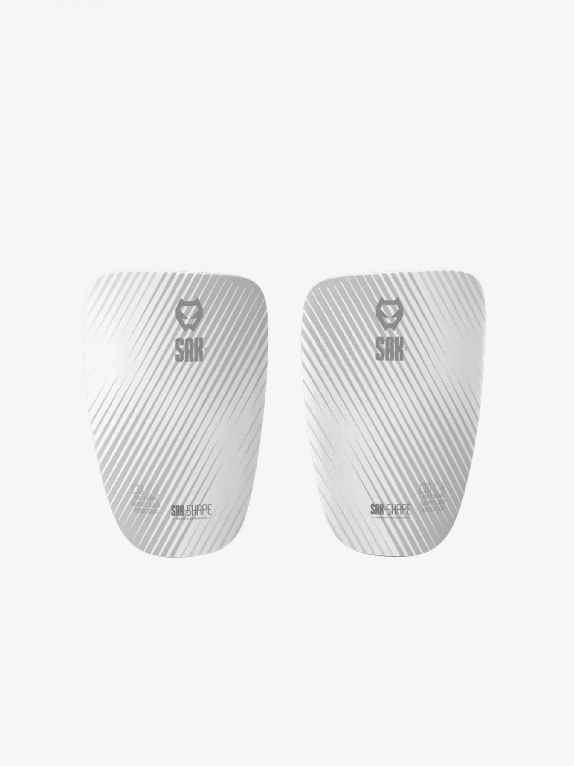 Sak Shape White Shin Guards