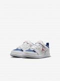 Zapatillas Nike Jordan Court Connect Low Blancas, Azules y Rojas Para Niño Zapatillas Nike Jordan Court Connect Low Blancas, Azules y Rojas Para Niño