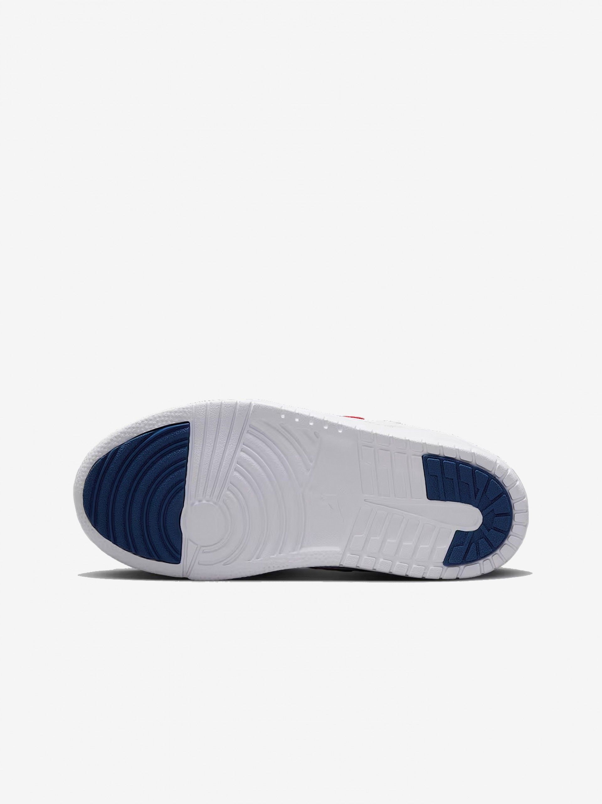 Nike Jordan Court Connect Low White, Blue and Red Sneakers For Children