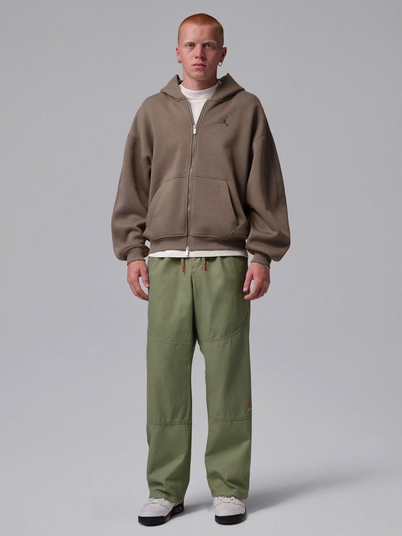 Casaco com Capuz Nike Jordan Brooklyn Oversized Castanho Para Homem Casaco com Capuz Nike Jordan Brooklyn Oversized Castanho Para Homem