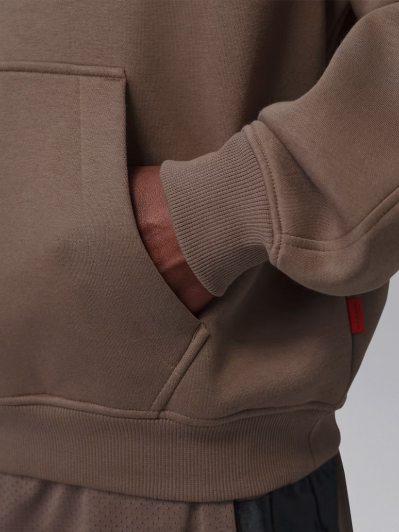 Camisola com Capuz Nike Jordan Brooklyn Oversized Castanha Para Homem Camisola com Capuz Nike Jordan Brooklyn Oversized Castanha Para Homem