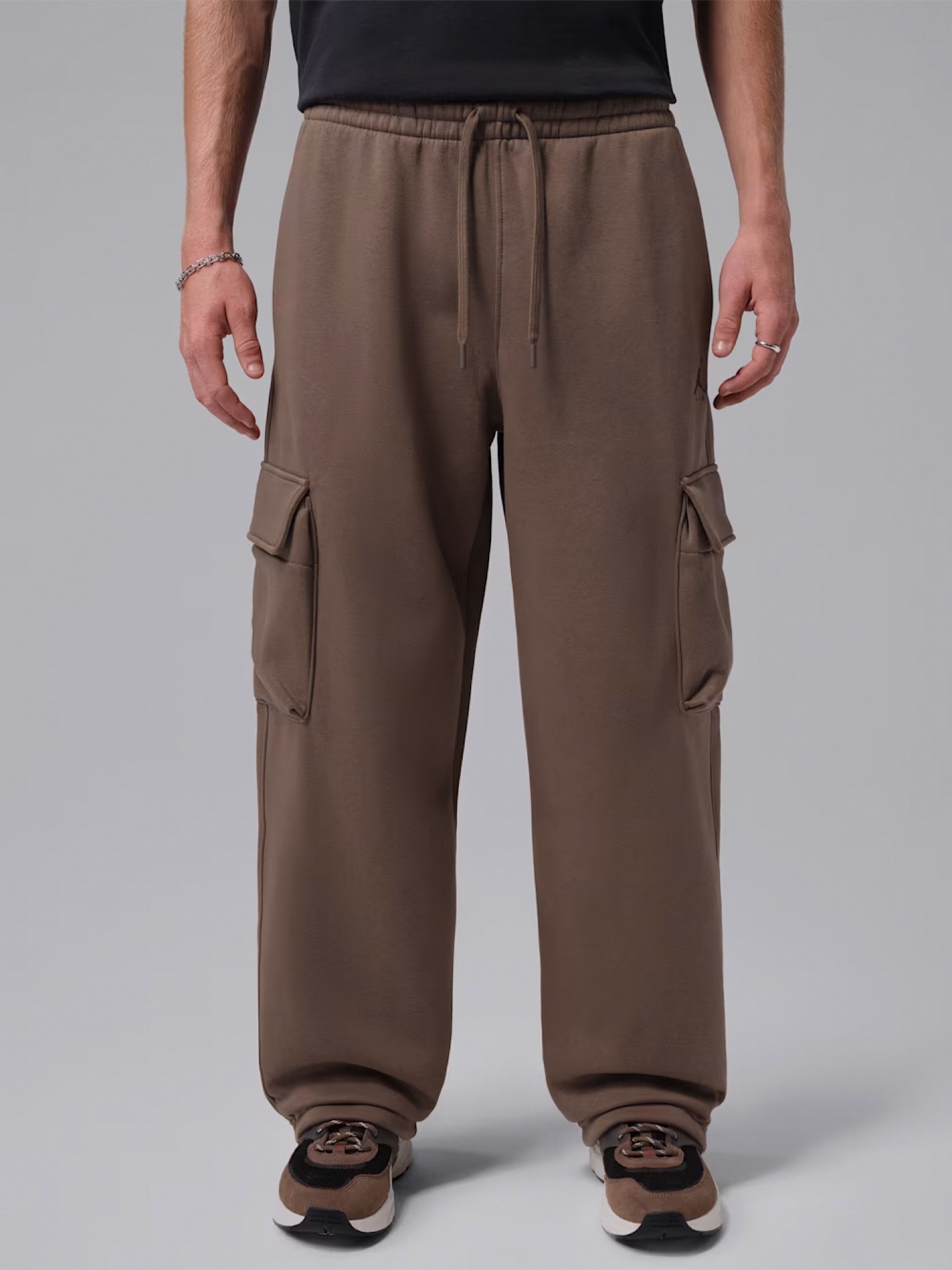 Pantalones Nike Jordan Brooklyn Cargo Oversized Marrones Para Hombre