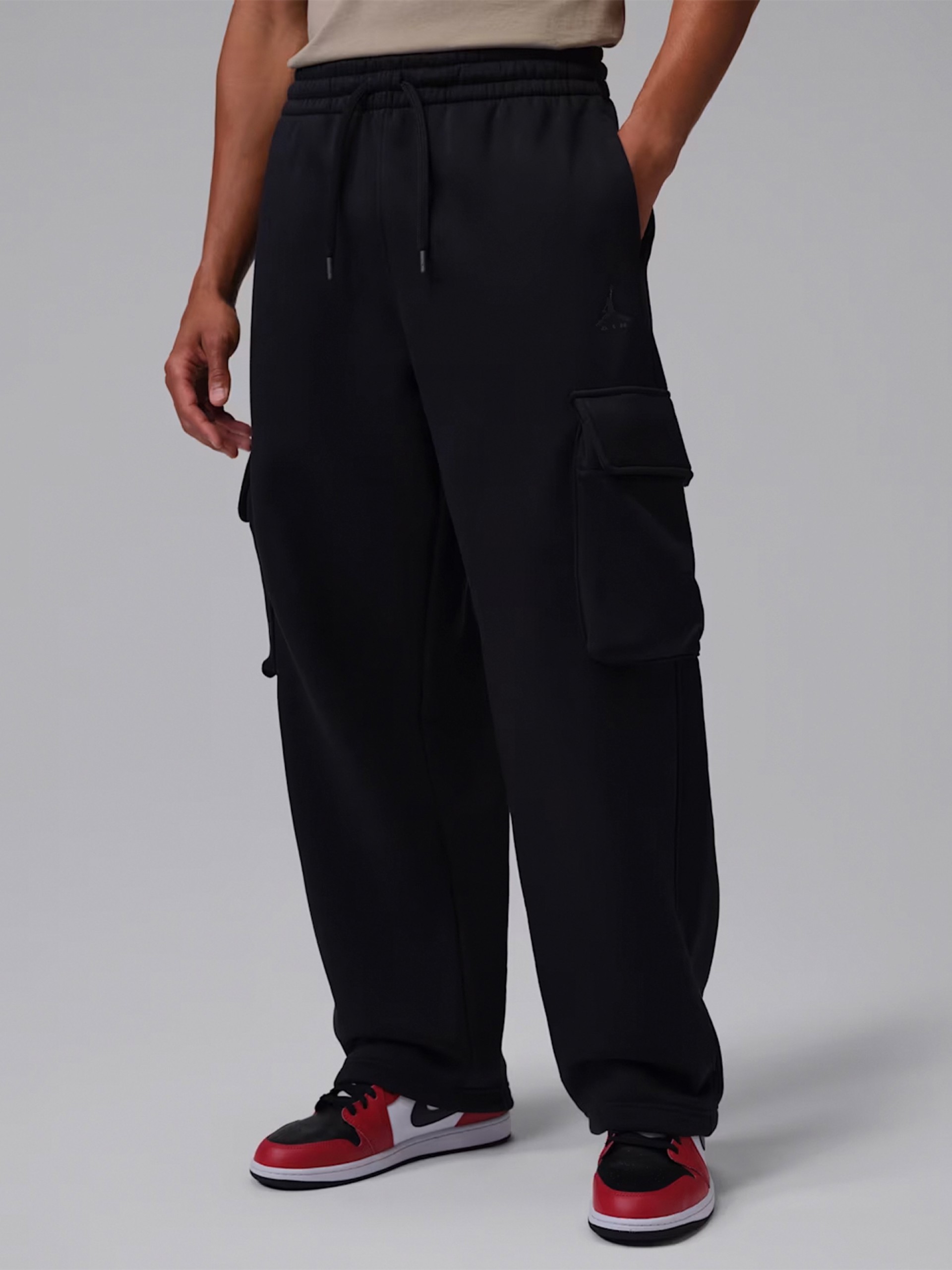Pantalones Nike Jordan Brooklyn Cargo Oversized Negros Para Hombre