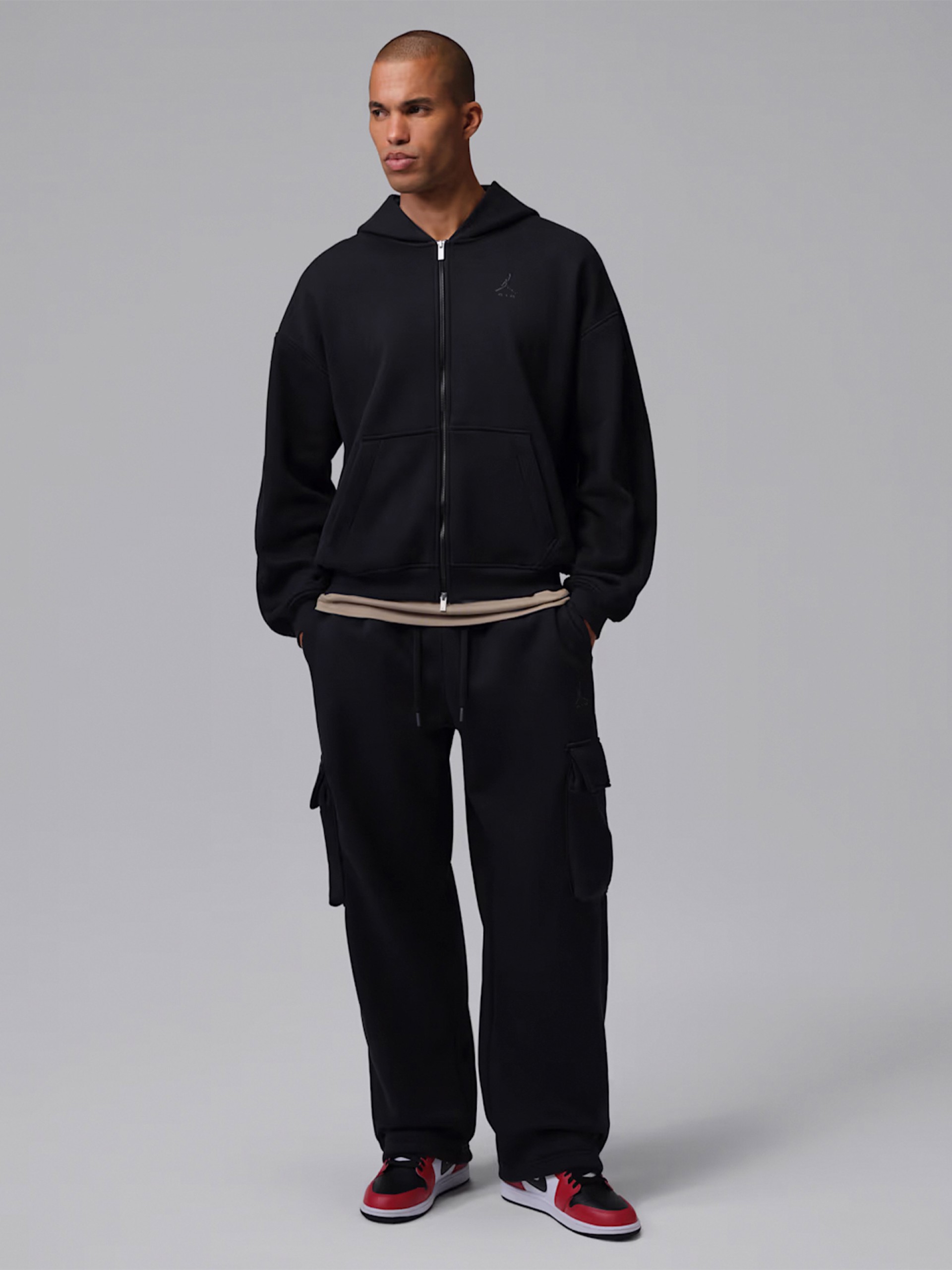 Pantalones Nike Jordan Brooklyn Cargo Oversized Negros Para Hombre